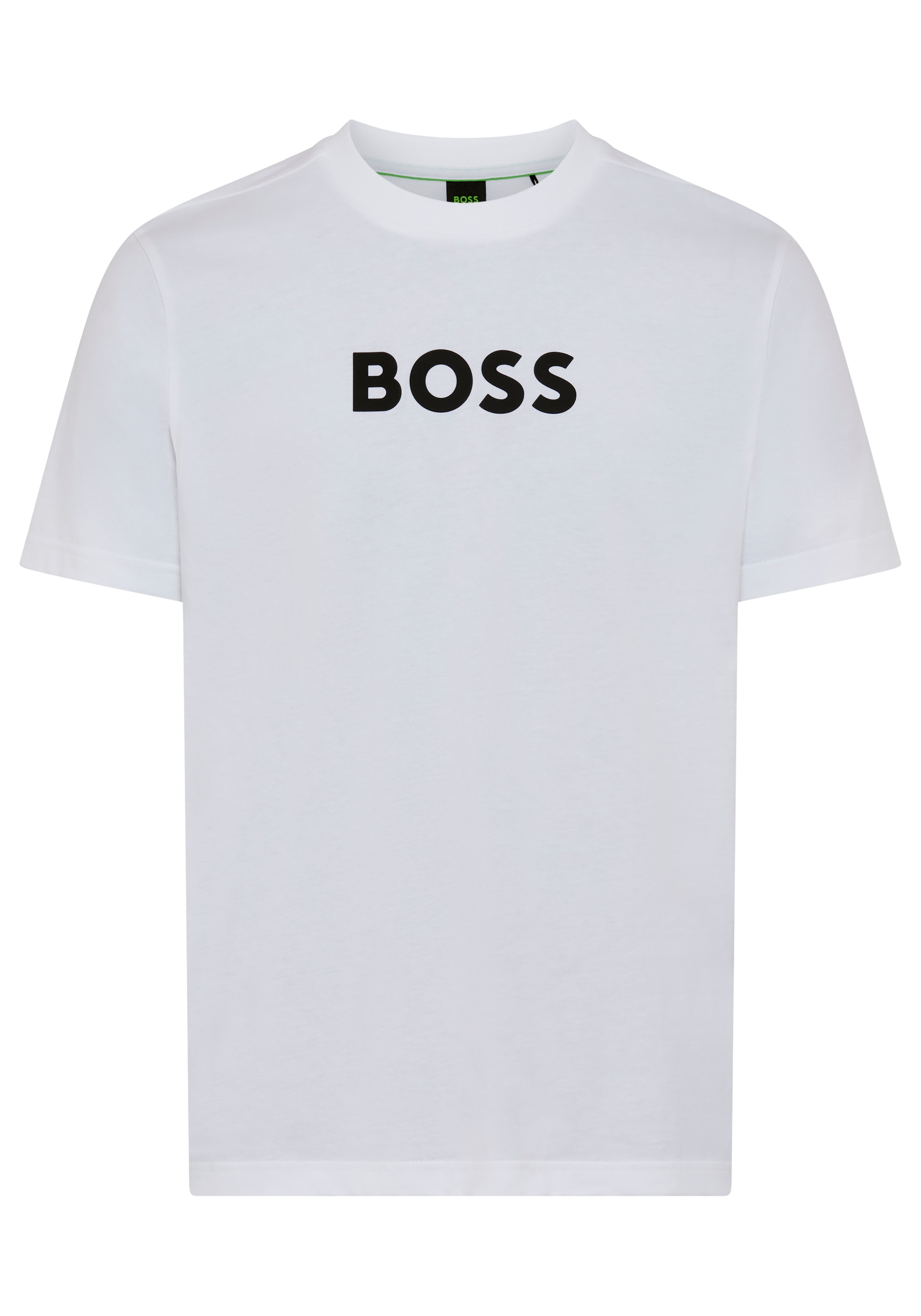 BOSS GREEN T-Shirt Rundhalsausschnitt, Regular Fit, Boss-Logodruck