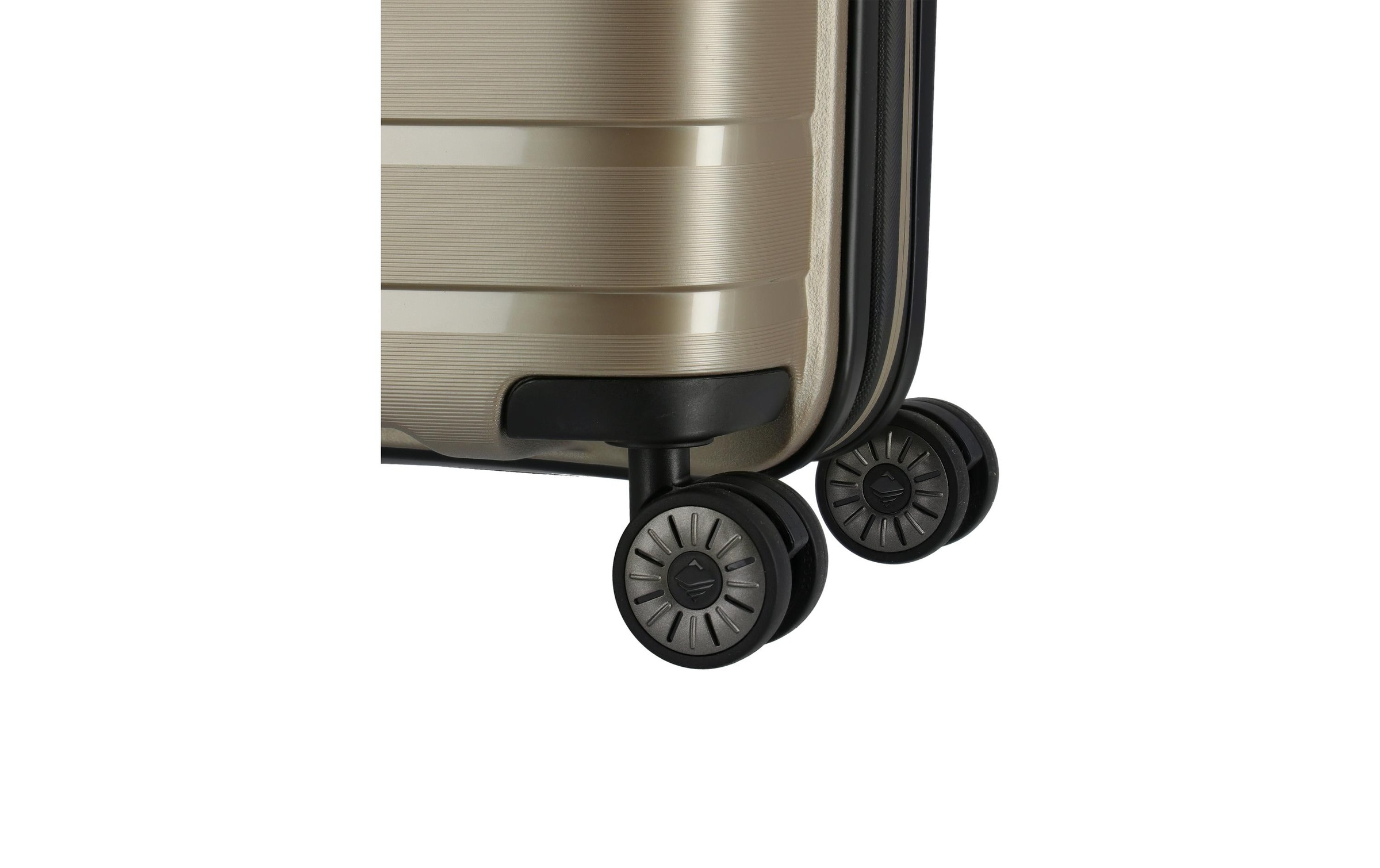 travelite Trolley »AIR BASE Reisekoffer Hartschale« 35 l 4 Rollen kratzresistenter Oberfläche und cleverer Innenaufteilung