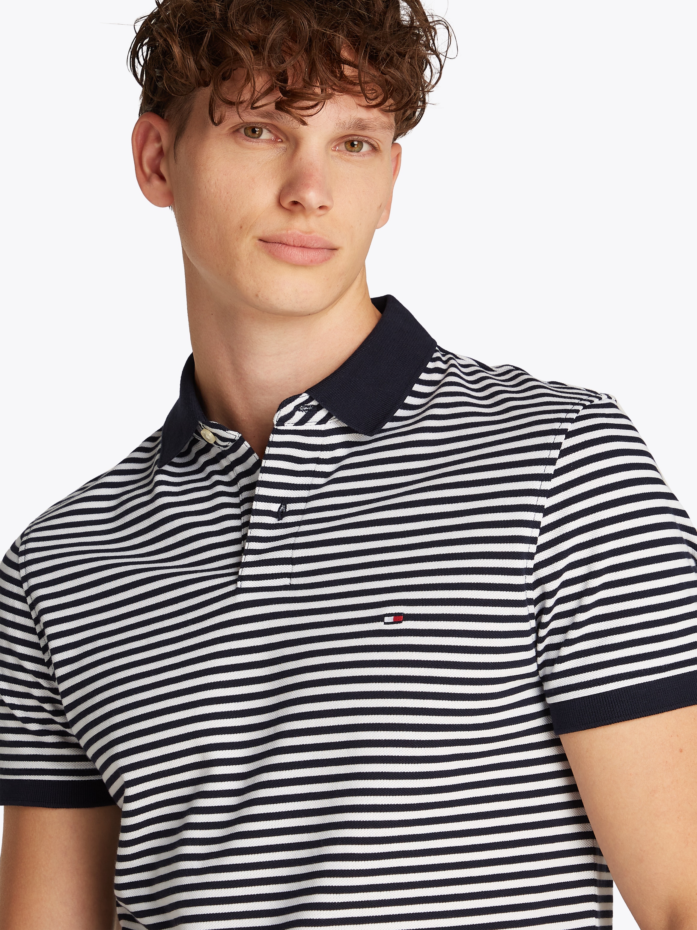 Tommy Hilfiger Polo »1985 REGULAR POLO« fein gestreift