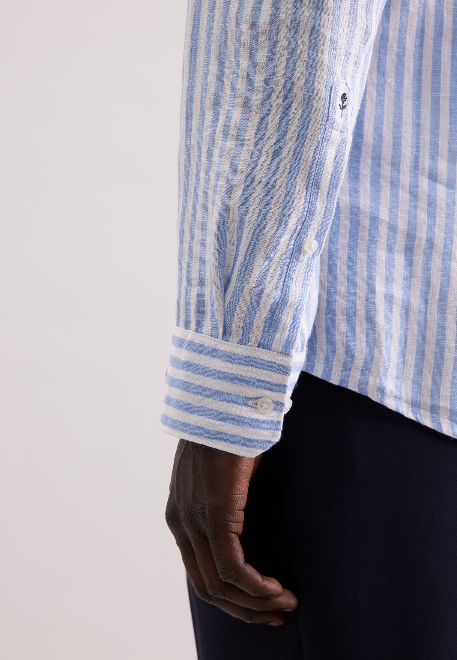 seidensticker Chemise d'affaires »Shaped«, Shaped 1/1 Kentkragen Streifen
