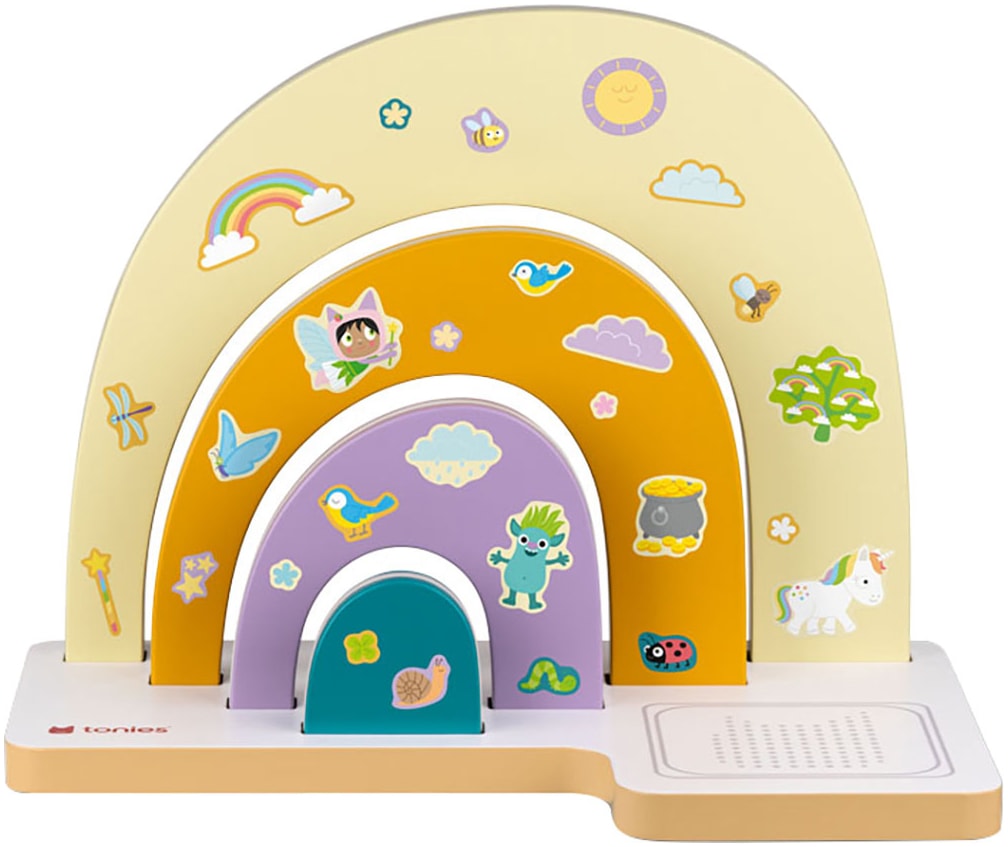 tonies Étagère pour enfants »Standregal - Regenbogen« für bis zu 40 Tonies