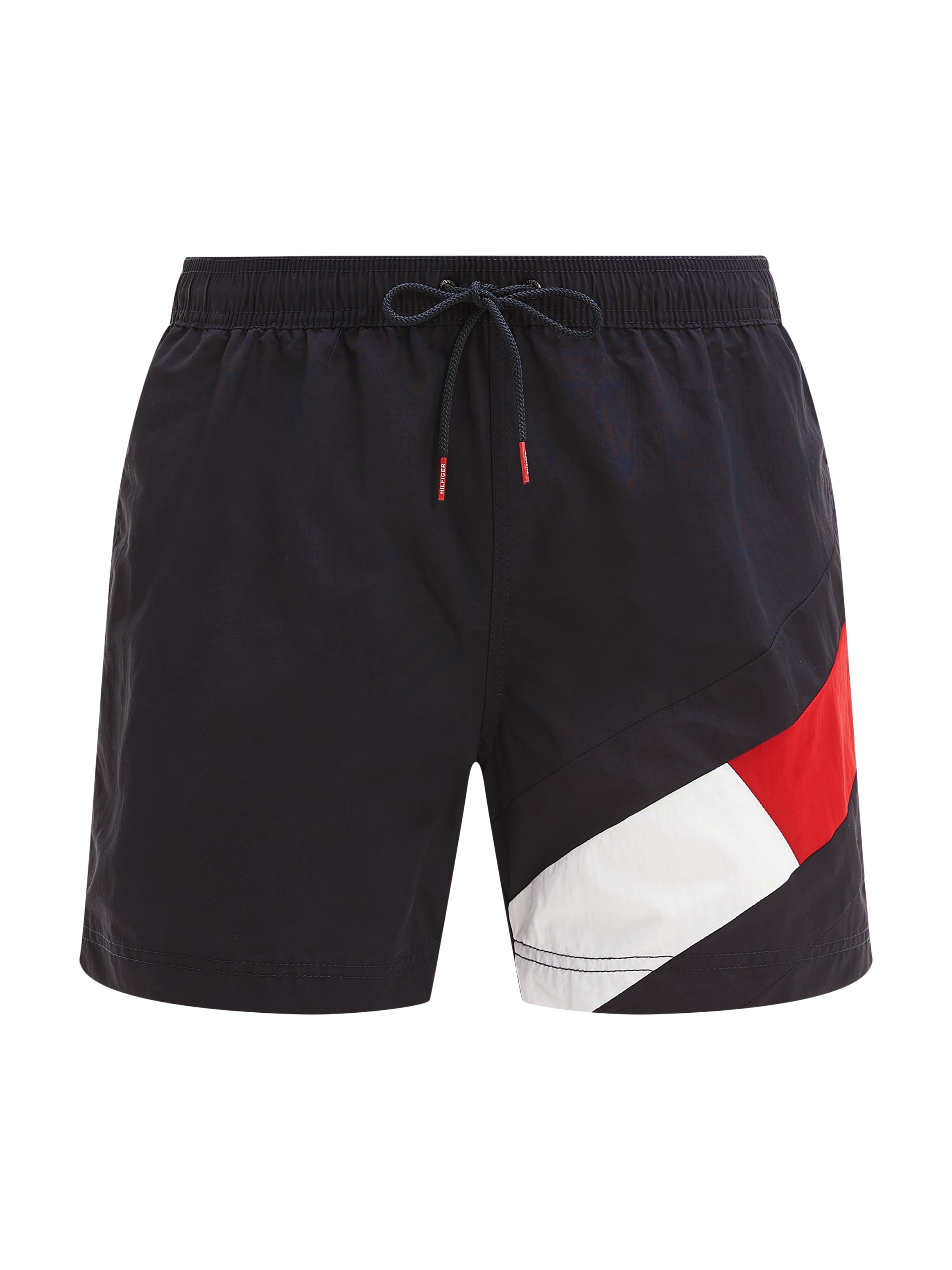 Tommy Hilfiger Swimwear Short de bain »SF MEDIUM DRAWSTRING« avec étiquette de marque Tommy Hilfiger