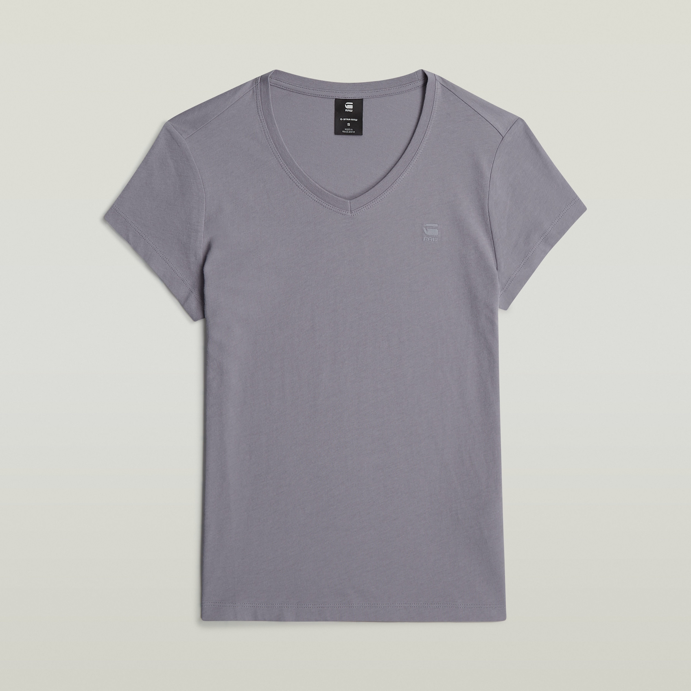 G-STAR T-shirt en V »Eyben« mit Label