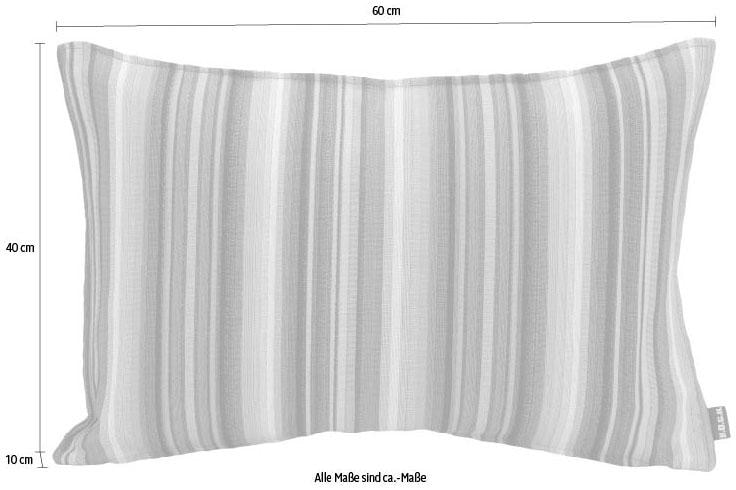 H.O.C.K. Dekokissen »Blondie« mit bunten Streifen, Kissenhülle mit Füllung, 1 Stück