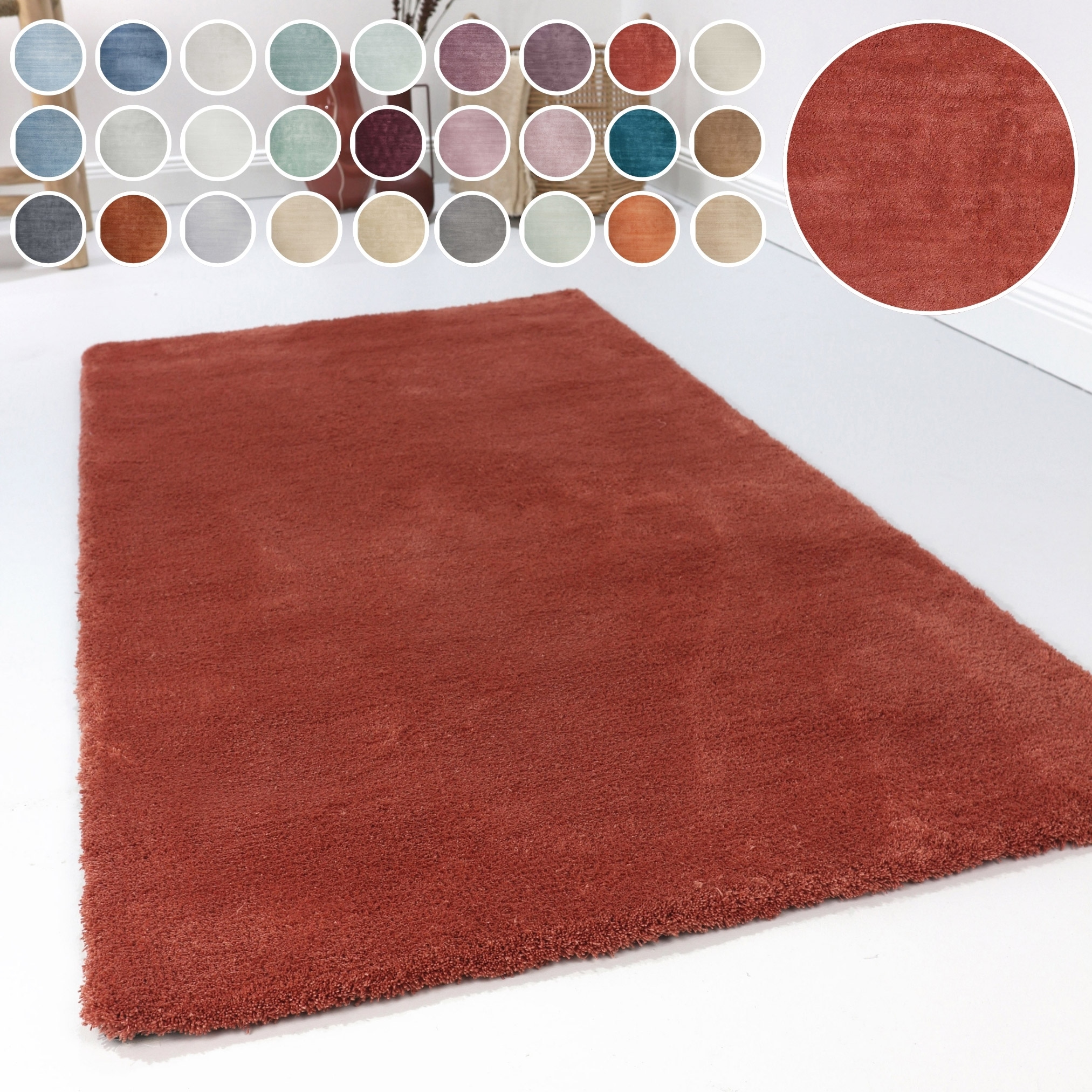 Esprit Tapis »Loft  ESP-4223« Rectangulaire 20 mm Höhe salon, grand choix de couleurs, poil très doux, tissage dense, robuste