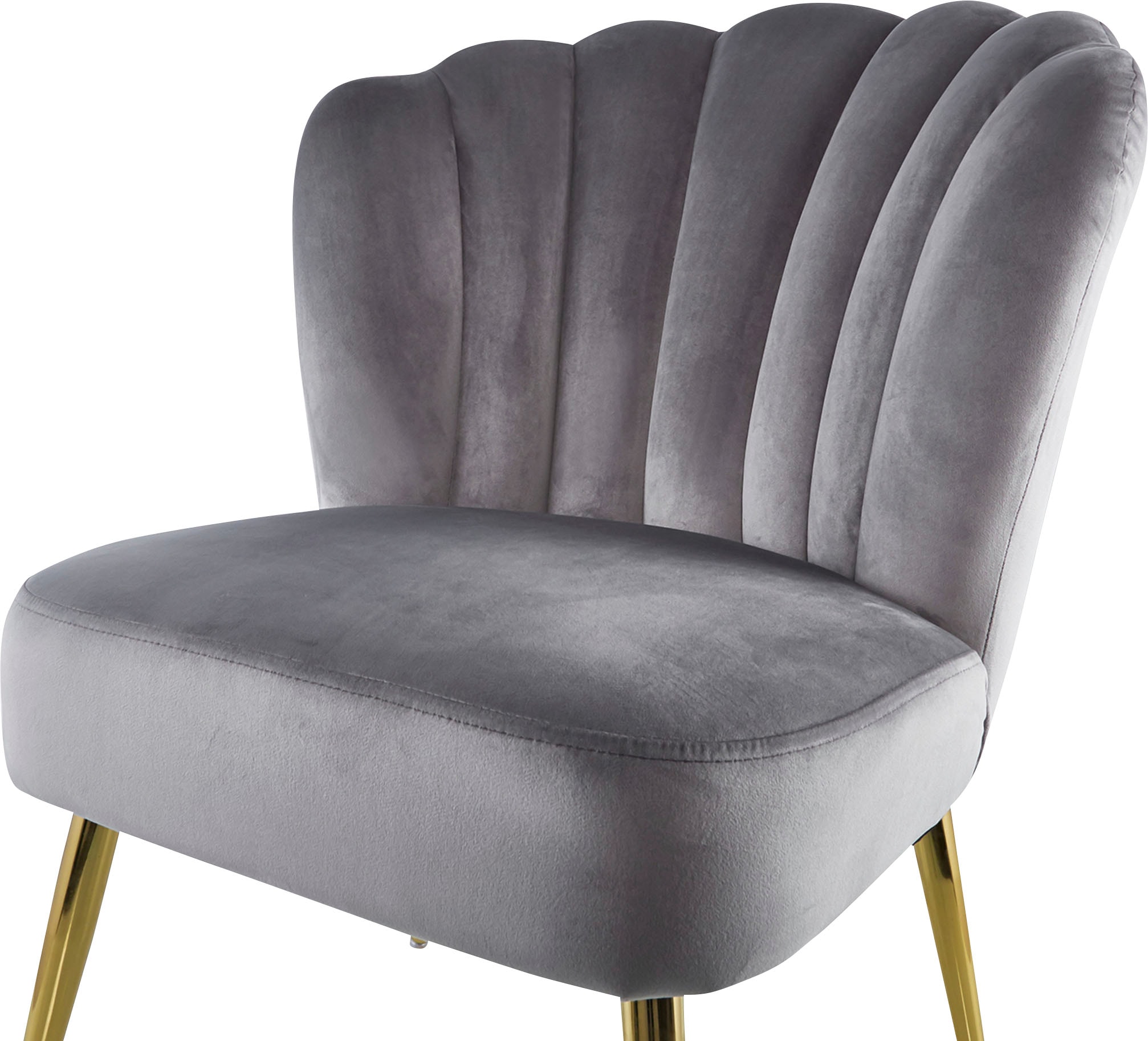 Kayoom Esszimmerstuhl »Stuhl Pippa, Rückenlehne im Retro-Stil, ausgefallene Rückenlehne« () 1 Stk.samtweicher Bezug, Eye-Catcher im Raum, ausgefallene Rückenlehne