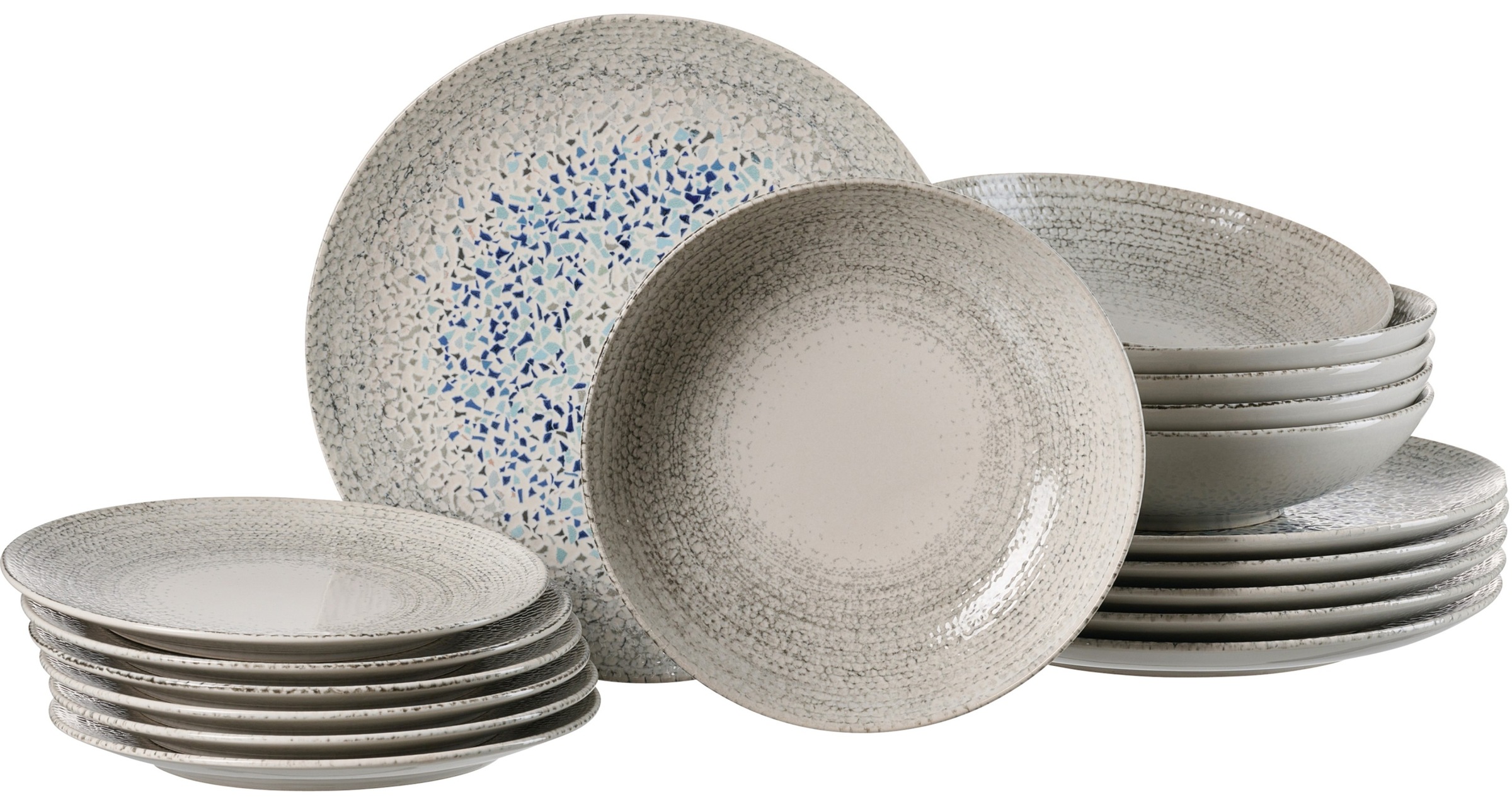 Ritzenhoff & Breker Tafelservice »Rimini« aus Steinzeug für 6 Personen