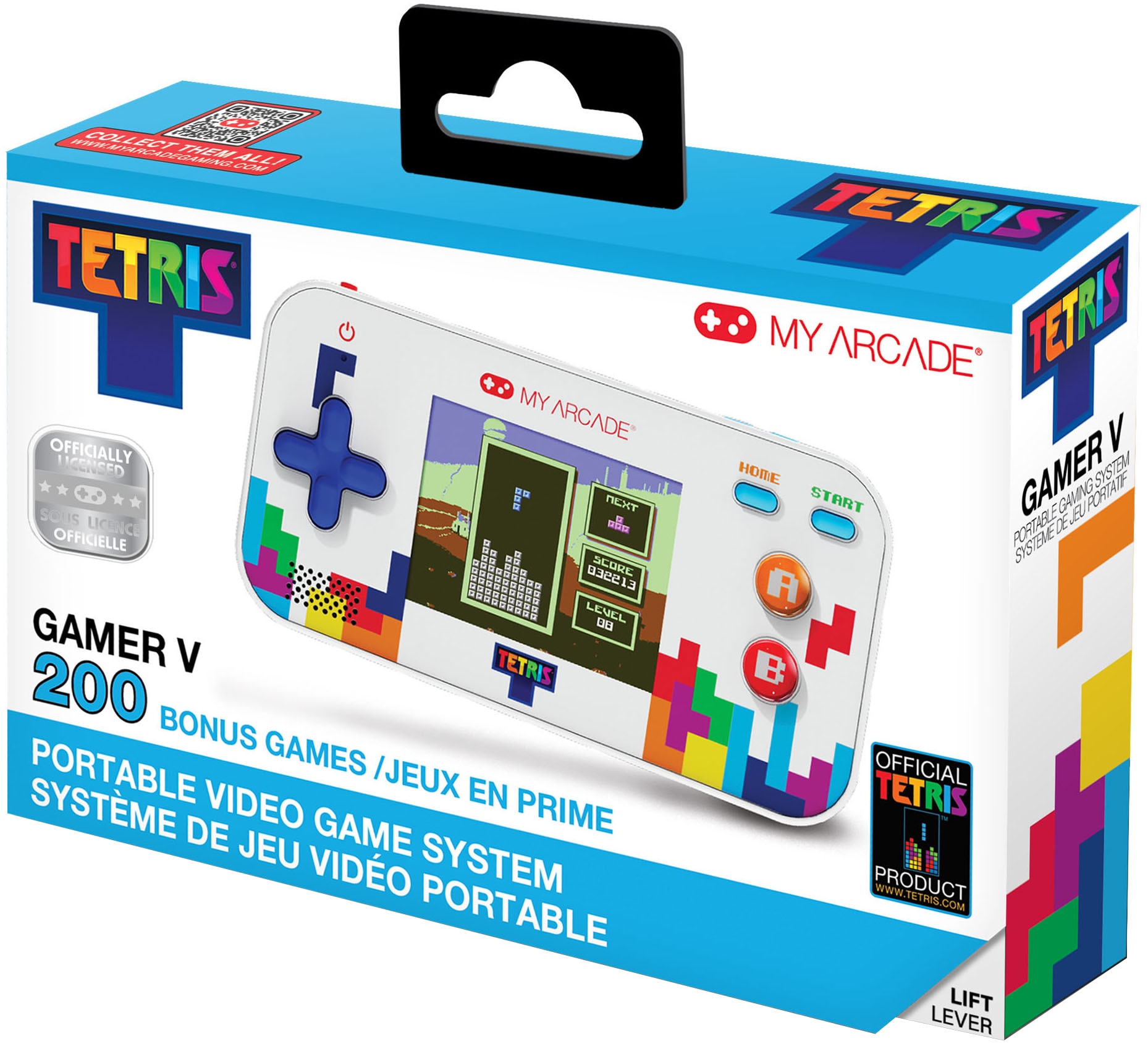 MYARCADE Console rétro »Gamer V Tetris«