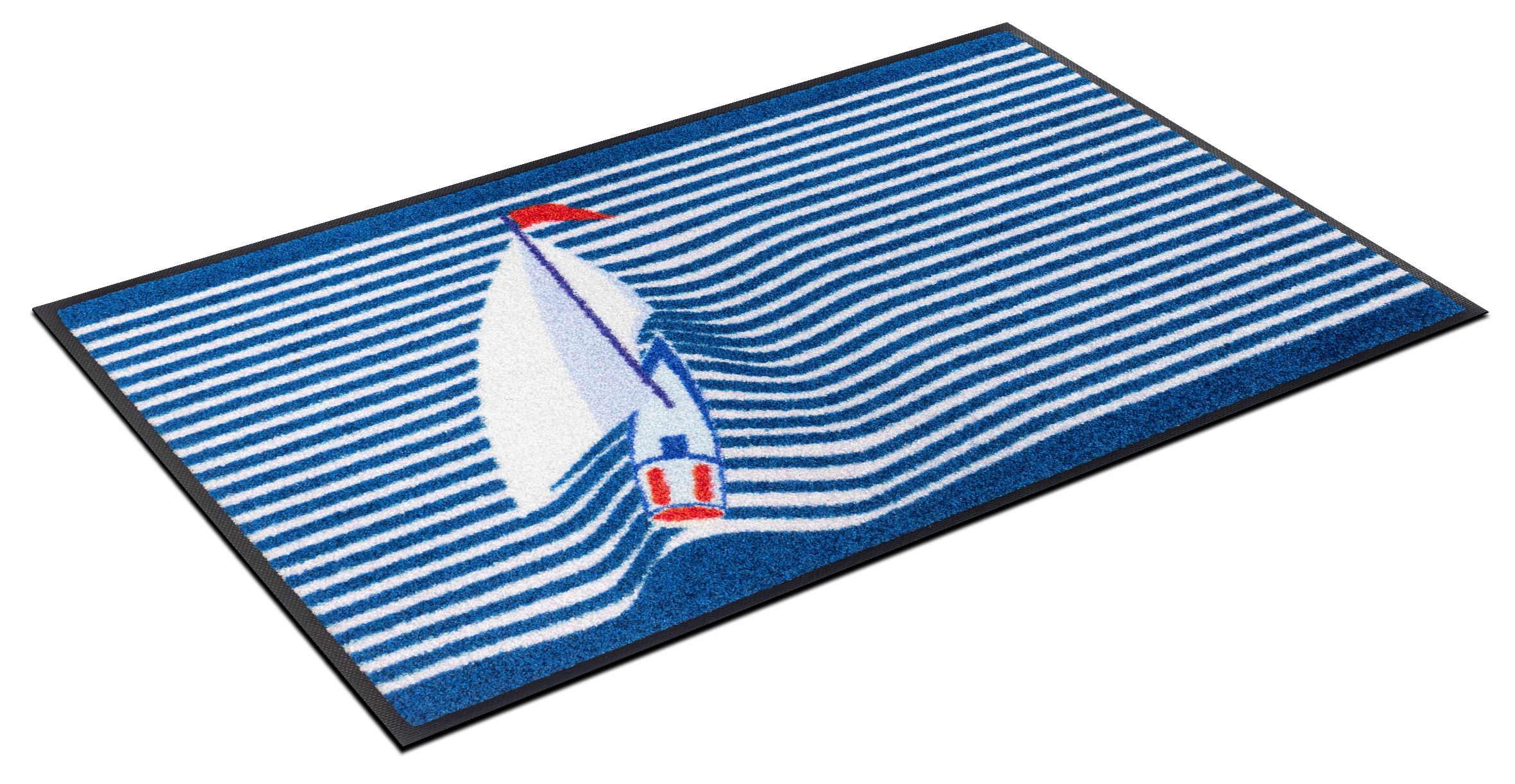 wash+dry by Kleen-Tex Fussmatte »Sailing Boat« rechteckig 7 mm Höhe