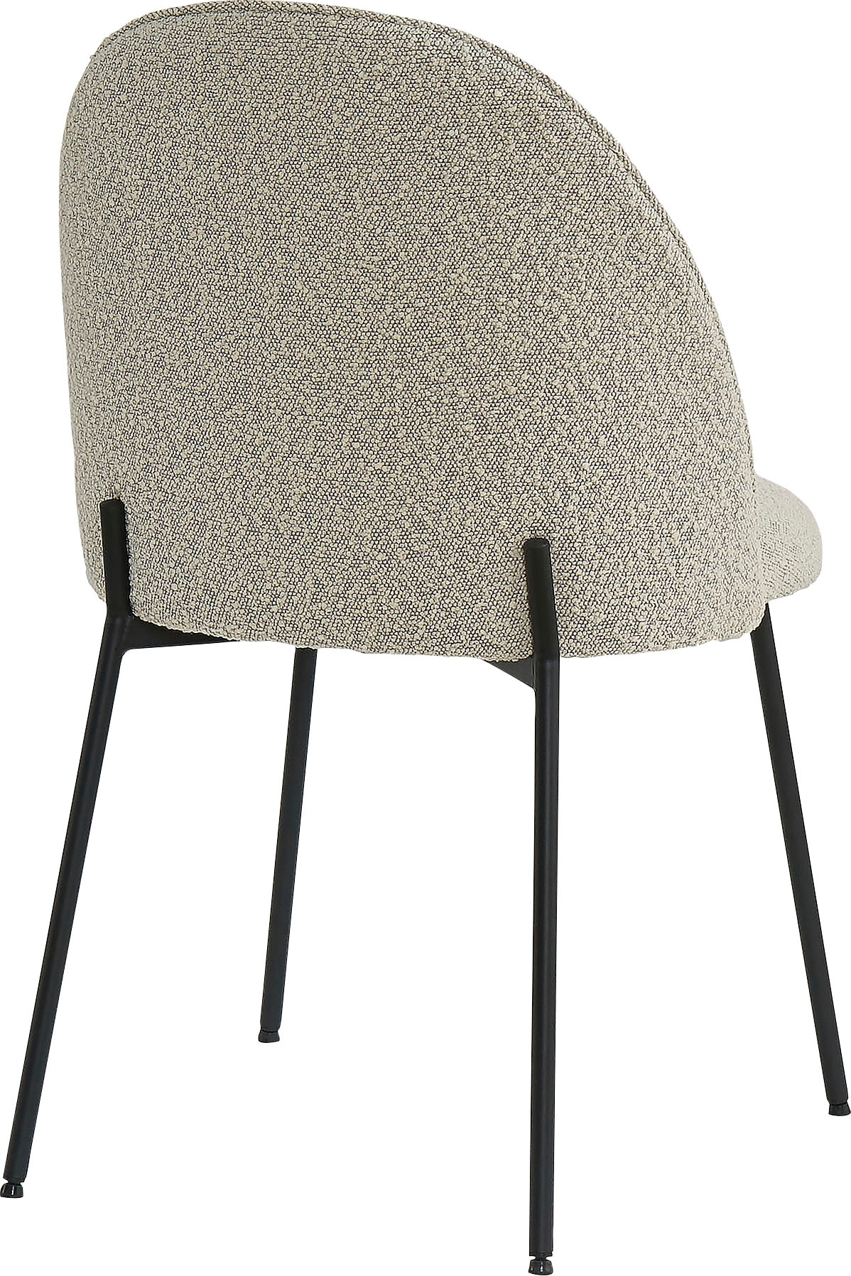 SIT Chaise rembourrée »Set 2 St. – Gepolsterte Esszimmerstühle mit abgerundeter Rückenlehne« (Ensemble) 2 cuisavec dossier arrondi et tissu bouclé