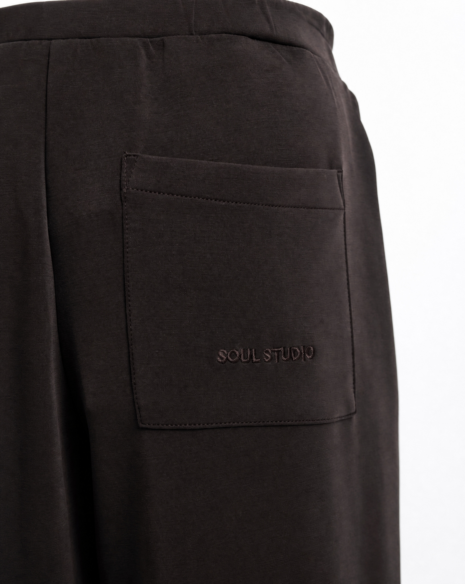 Smith & Soul Pantalon à enfiler  avec plis sur la taille, jambe large