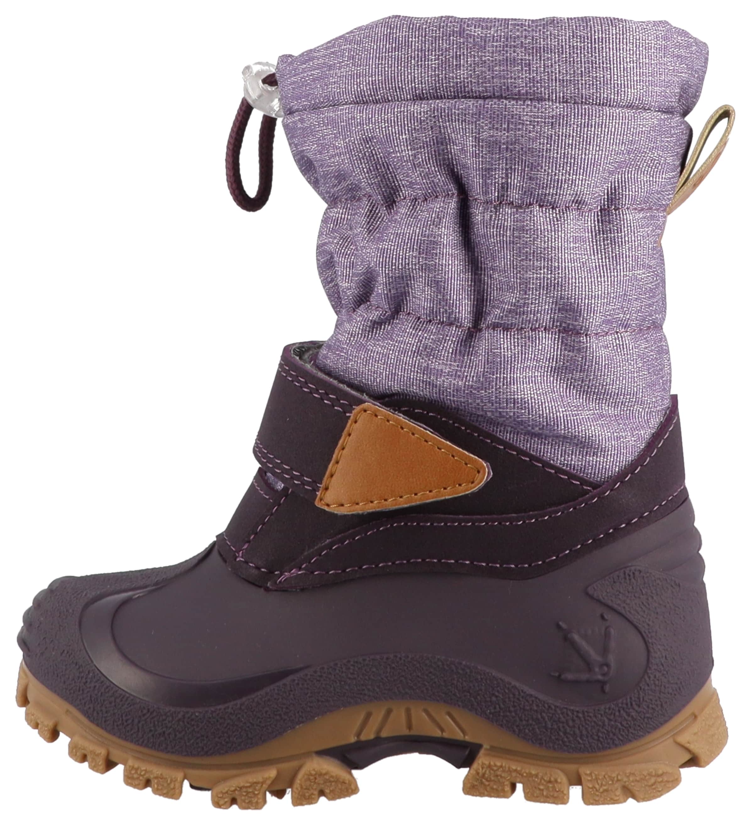 Lurchi Snowboots »Finn«  Winterboots mit Schurwolle, Grössenschablone zum Download