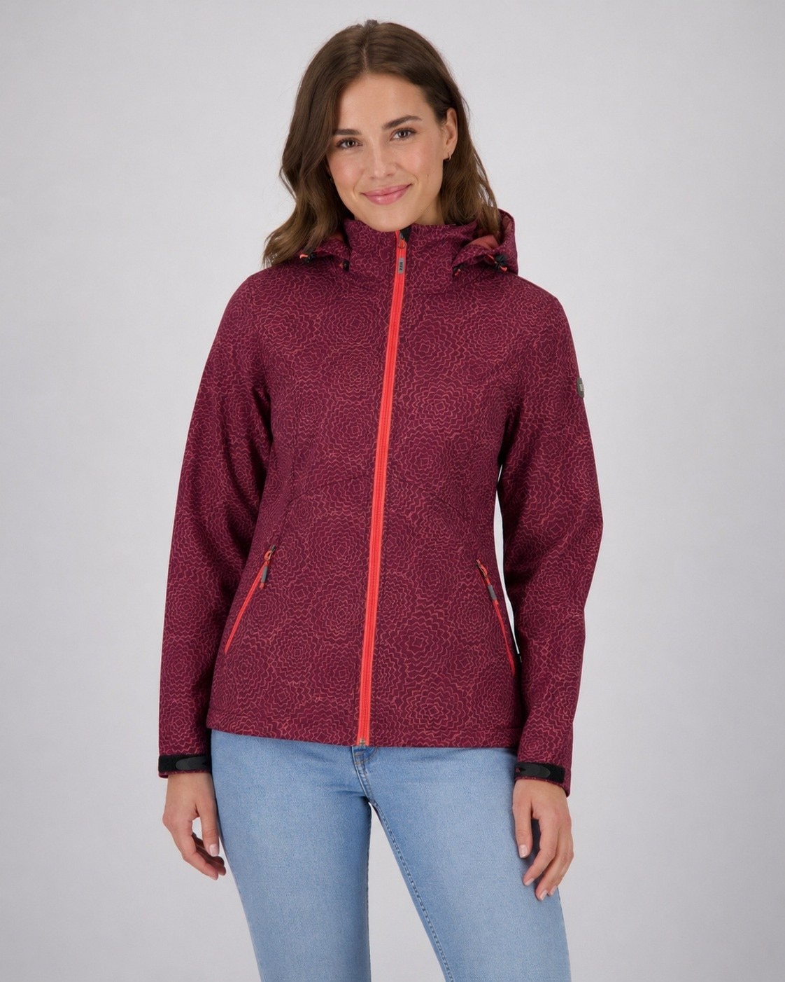 LPO Veste fonctionnelle »Funktionsjacke Shelby – X-TEC-Membran mit 8.000 mm Wassersäule« avec capuche veste fonctionnelle légère avec capuche amovible