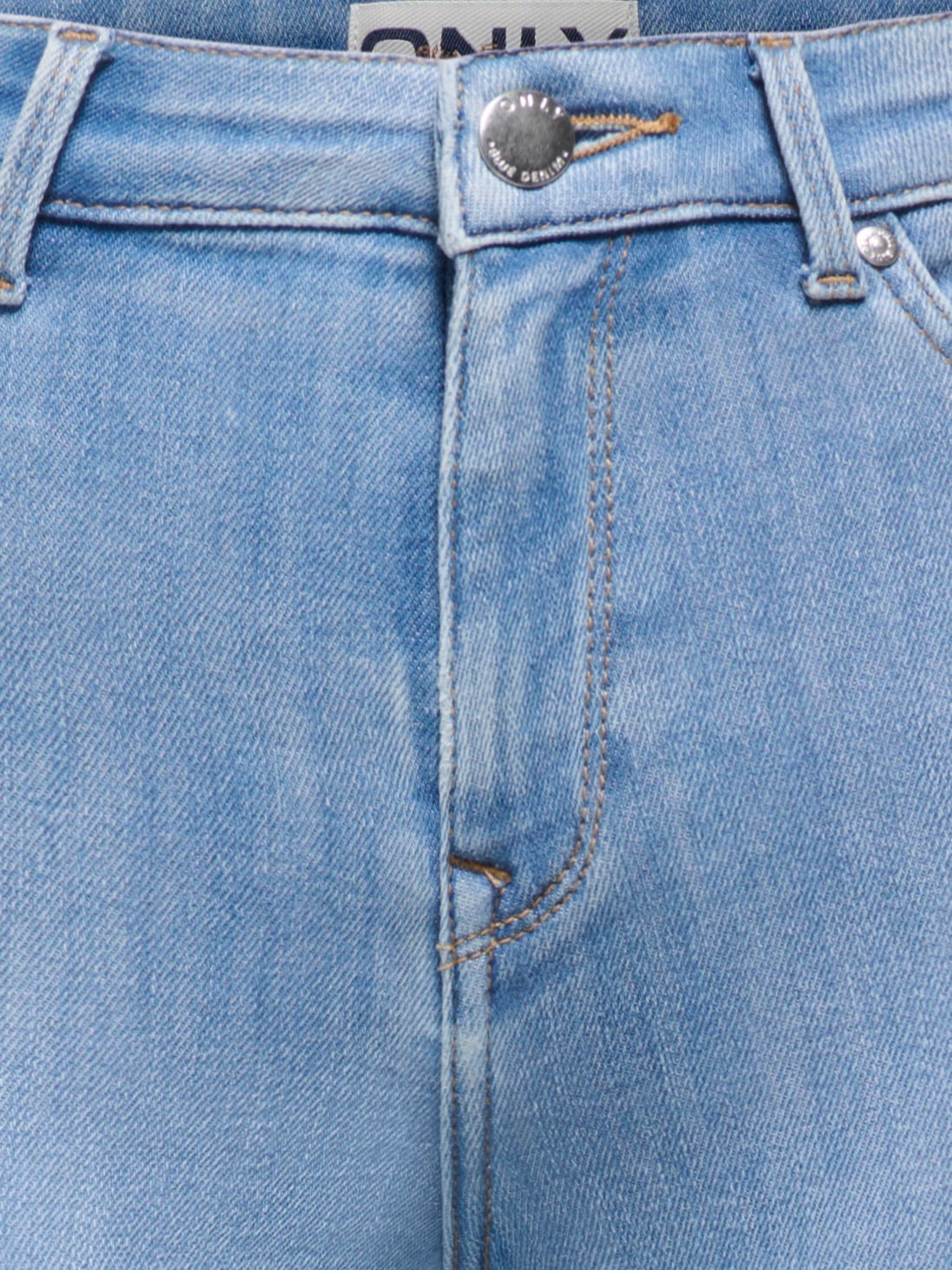 ONLY Jeans skinny »ONLPOWER MW PUSH UP DES DNM« mélange de coton, taille régulière