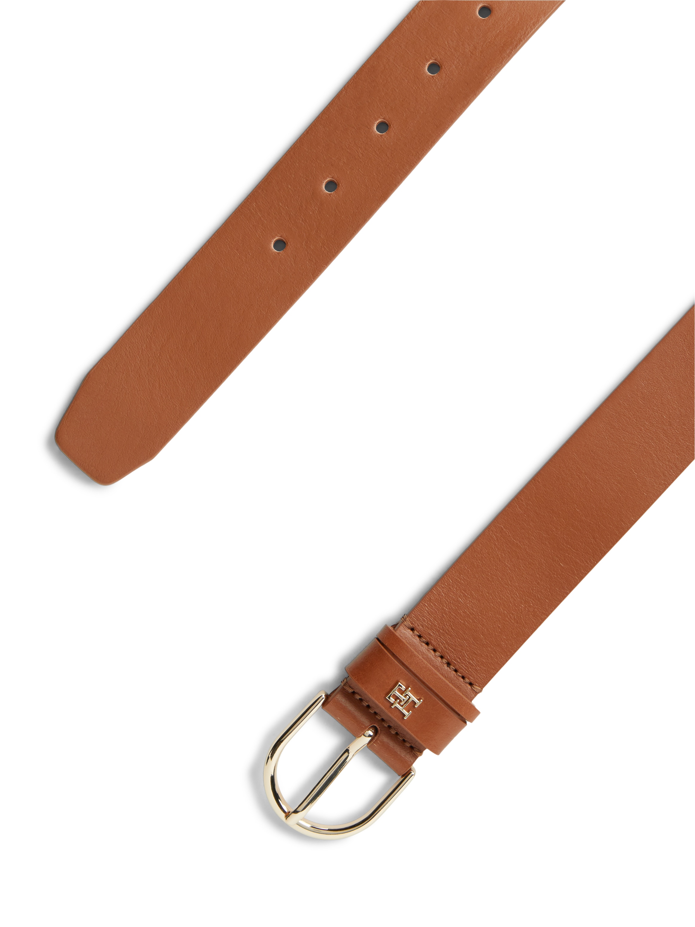 Tommy Hilfiger Ledergürtel »ESSENTIAL EFFORTLESS 3,5 cm breit« Damengürtel, 3,5 cm breit, casual und Jeans, ovale Einfachdornschliesse