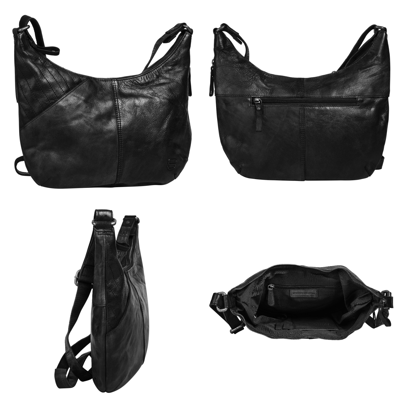 Spikes & Sparrow Umhängetasche echt Leder