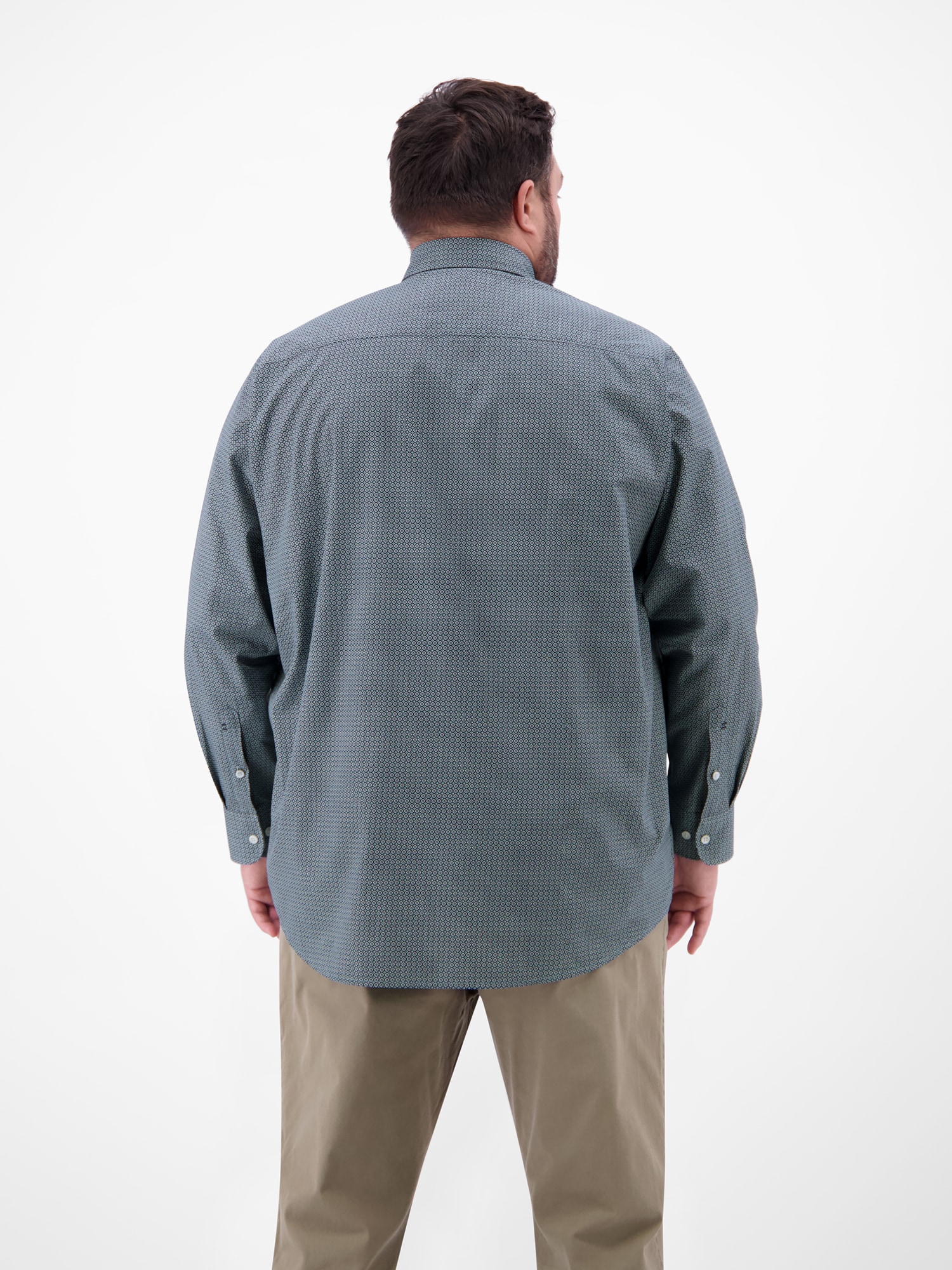 LERROS Chemise à manches longues »Langarmhemd mit Kentkragen aus 100% Baumwolle«