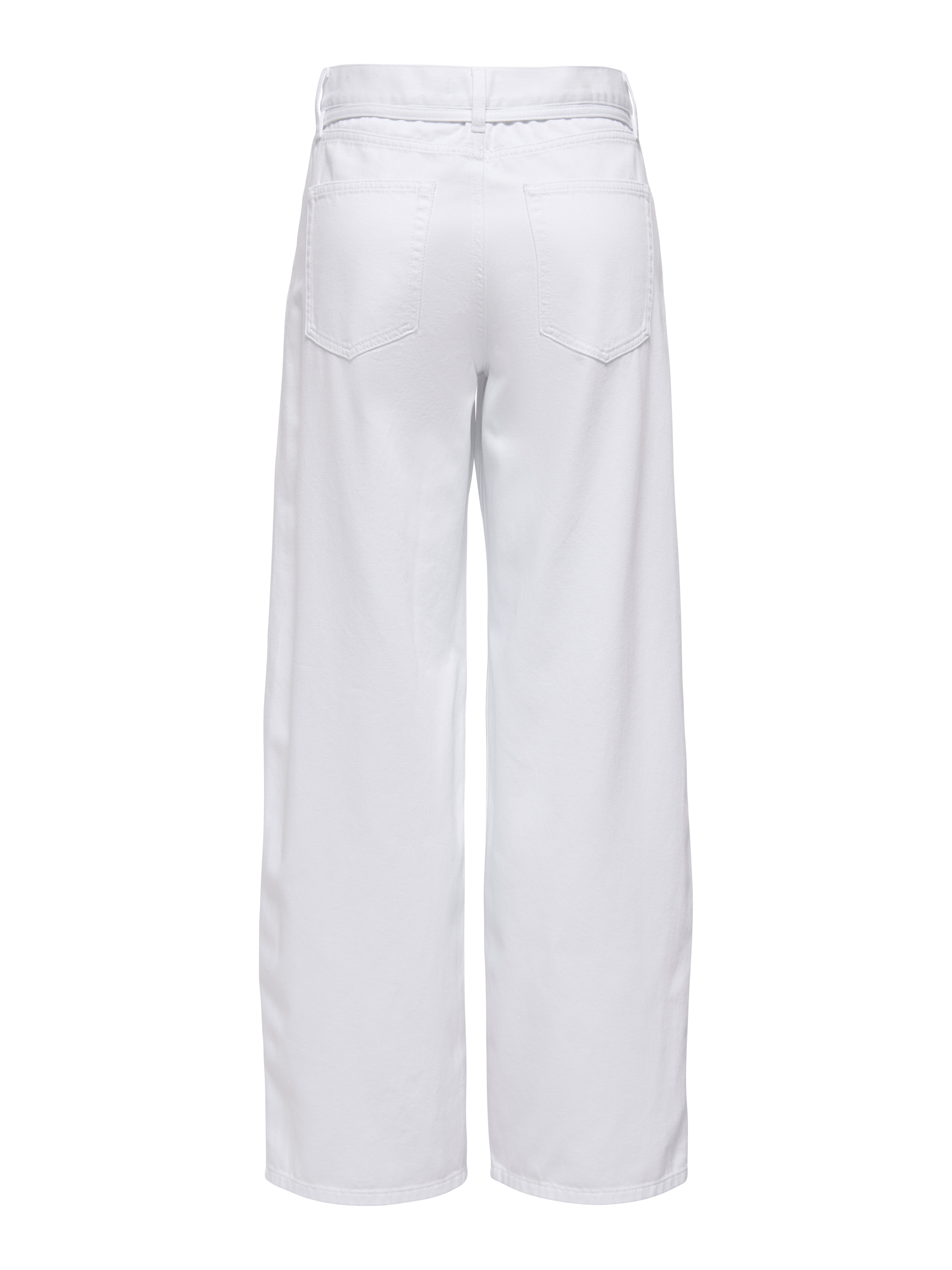 ONLY Straight-Jeans »ONLGIANNA MW STRAIGHT DOT211 DNM NOOS« mit Bindegürtel