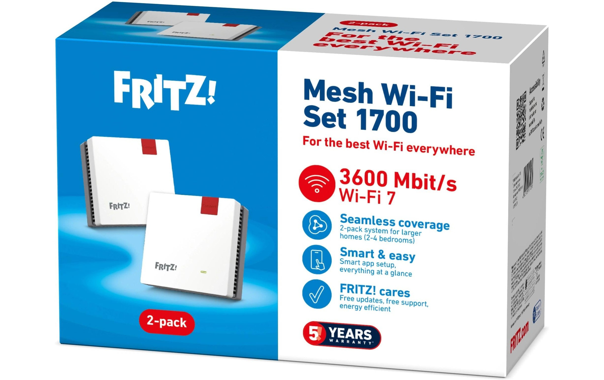   Répéteur Wifi »FRITZ! FRITZ!Mesh Set 1700 2-Pack International«