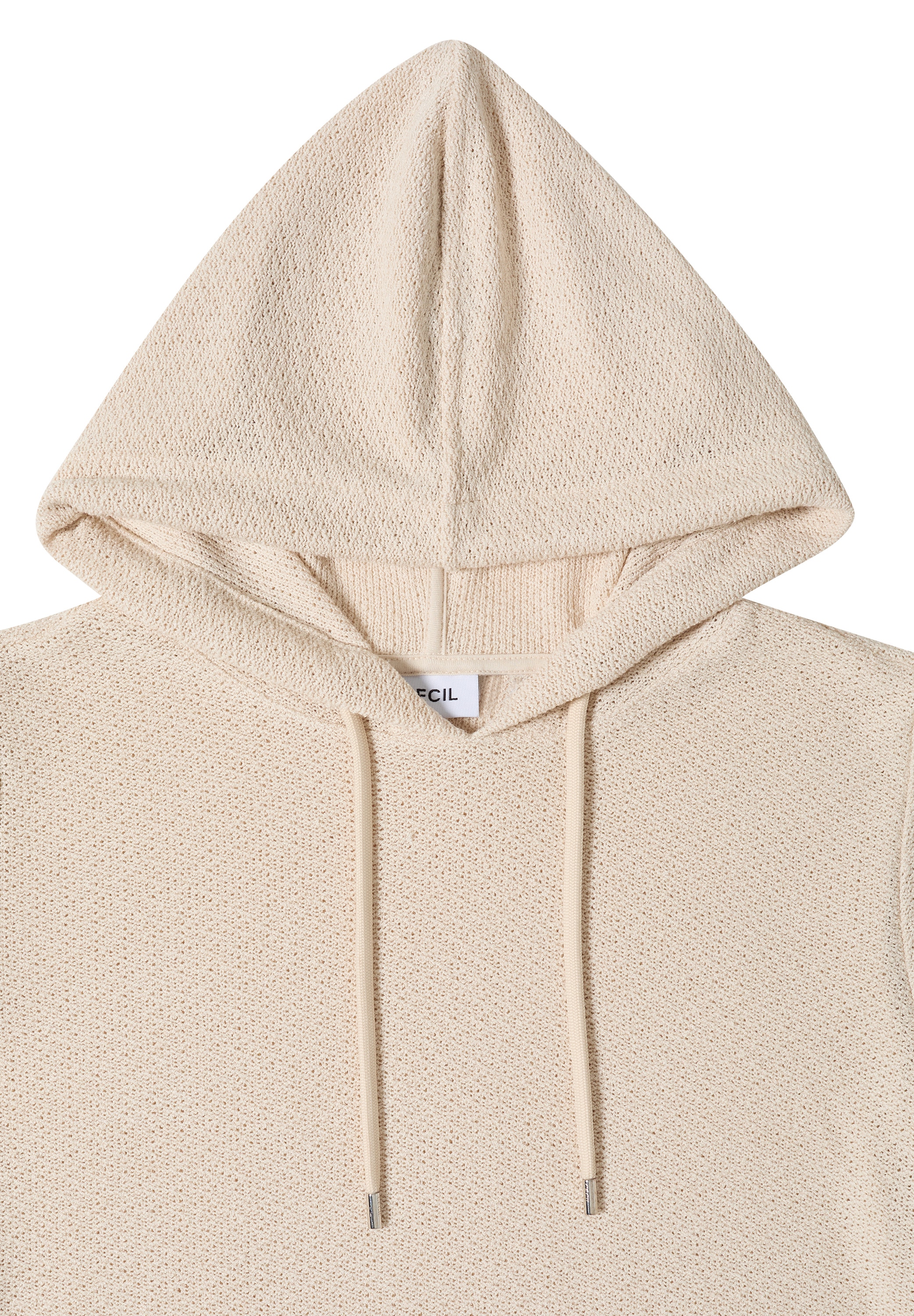 Cecil T-shirt à capuche t-shirt d'été avec capuche et structure