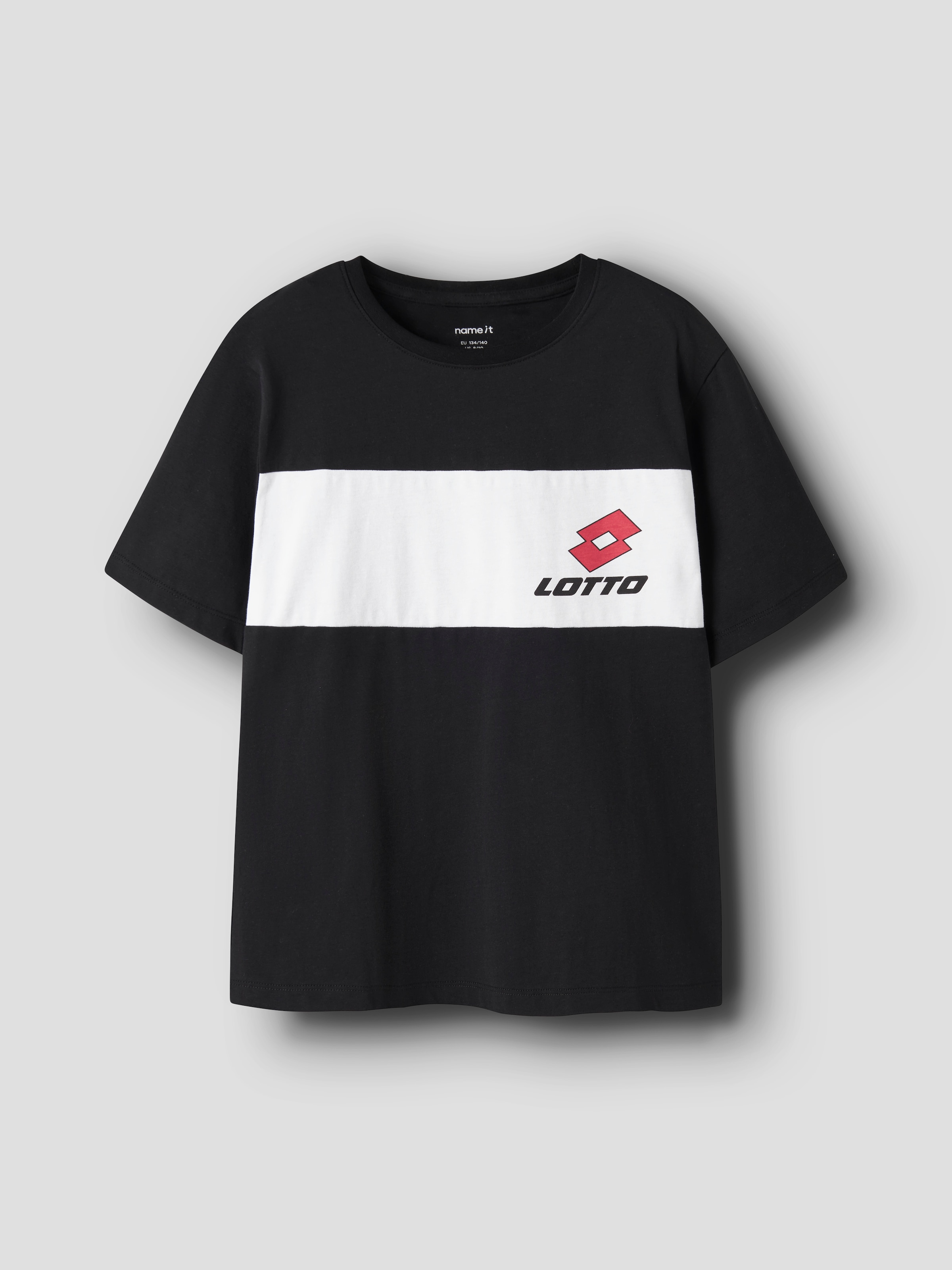 Name It Shirt à col rond »NKNJAKOB LOTTO SS NREG TOP LNOOS VDE« Coton, coupe normale