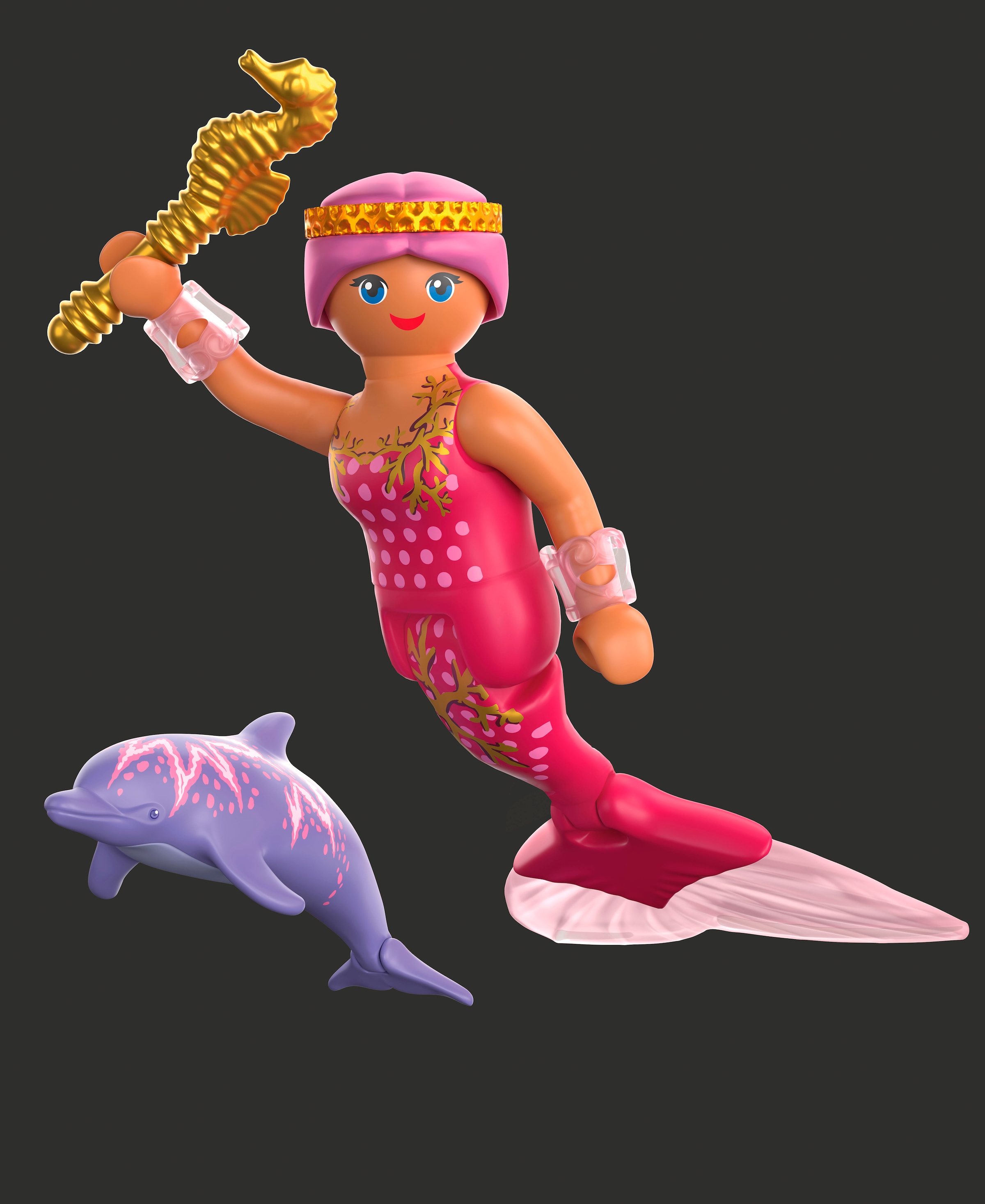 Playmobil® Konstruktions-Spielset »Meerjungfrauen-Schatz mit Delfinen (71861), Princess Magic« Made in Europe