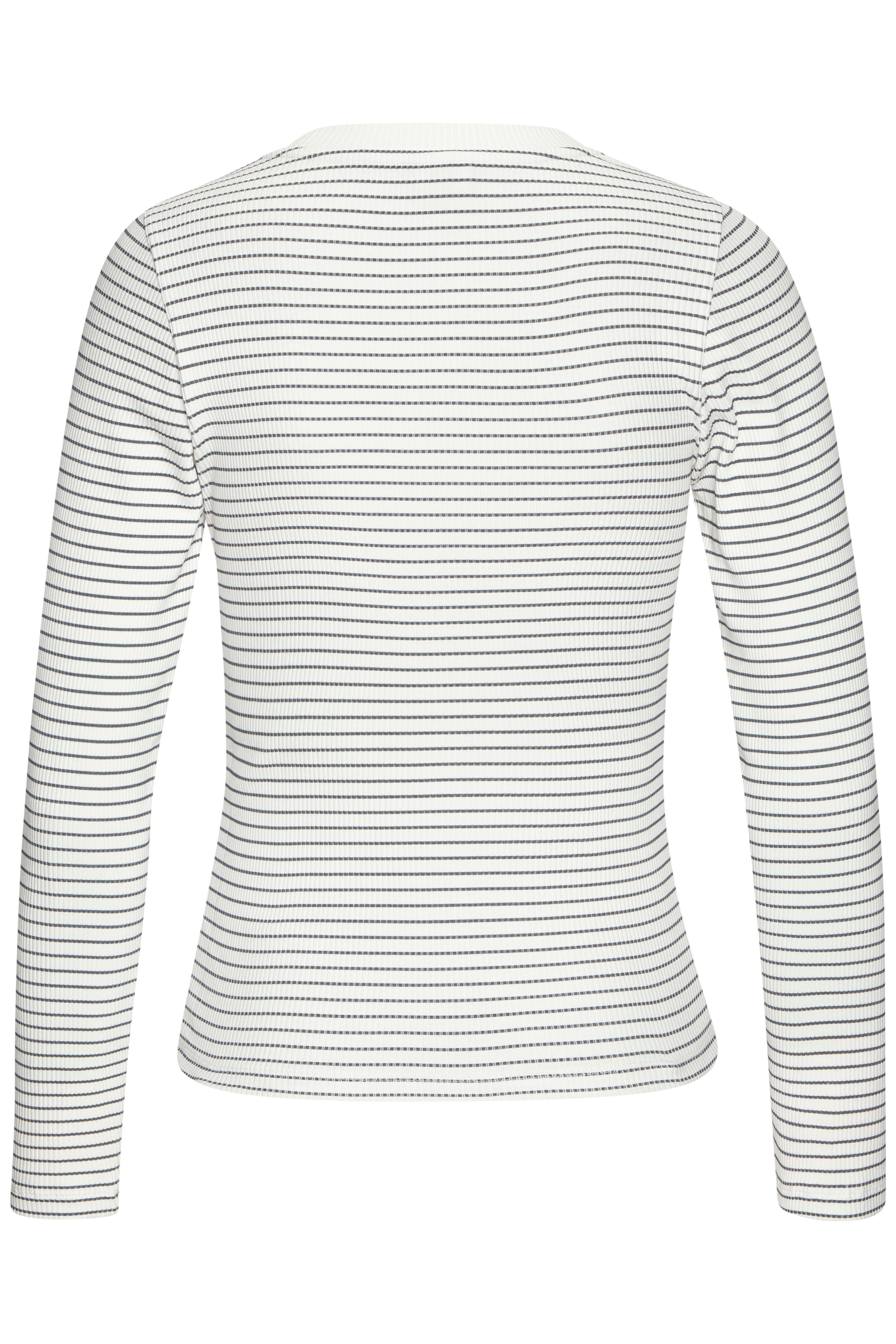 LASCANA T-shirt à manches longues aus Rippware, Streifenshirt