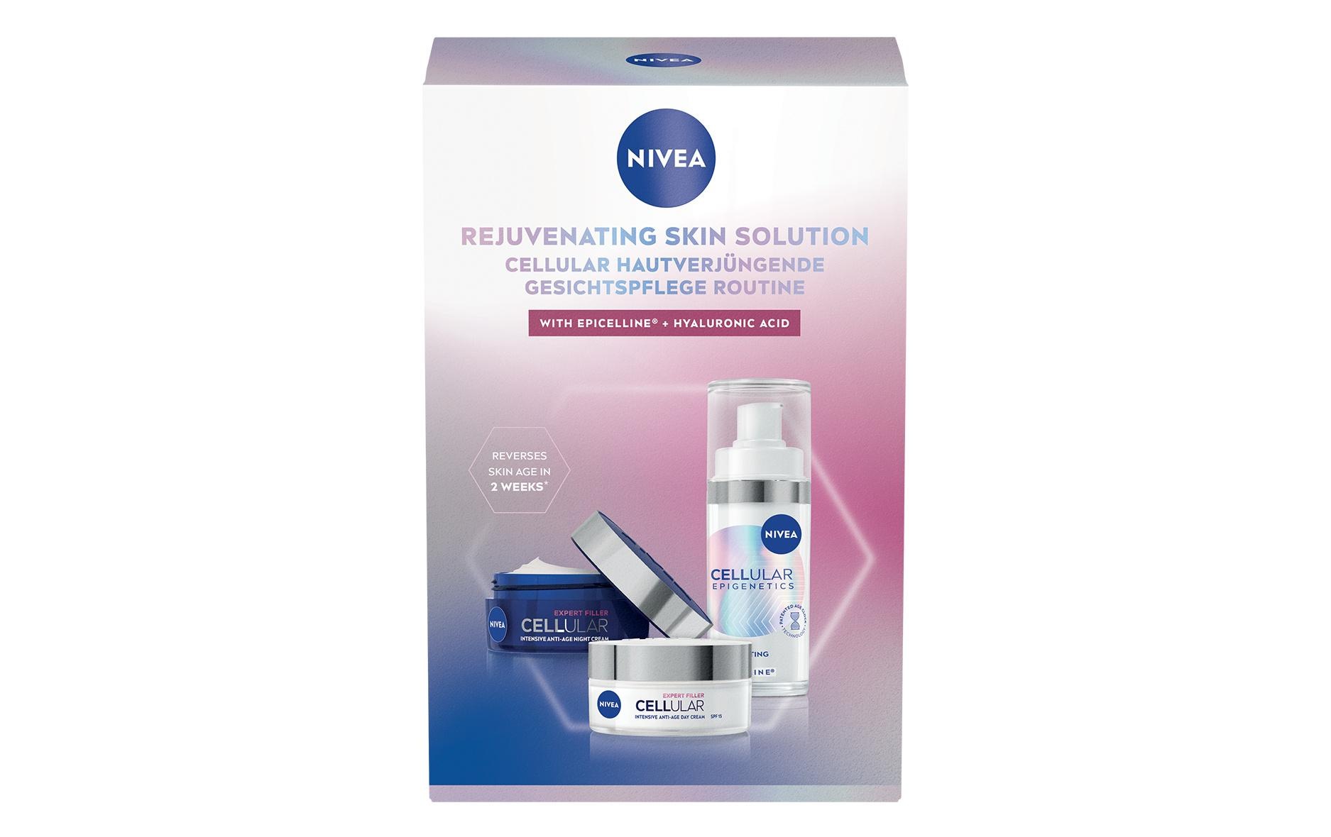 Nivea Gesichtspflege-Set »NIVEA CELLULAR Hautverjüngende Gesichtspflege Routine Set«
