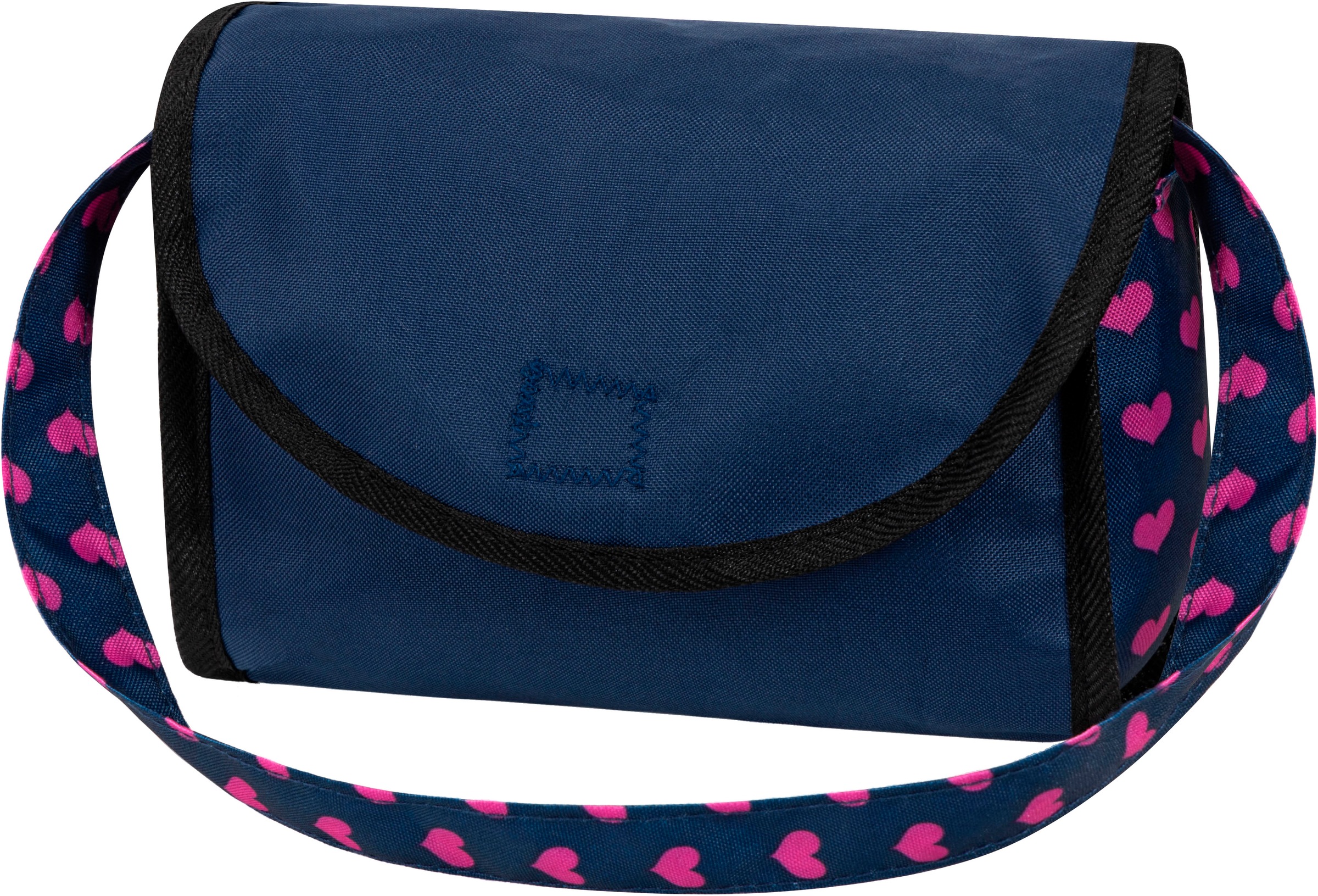 Bayer Puppen-Zwillingsbuggy »Twin Star, blau/pink« mit Wickeltasche