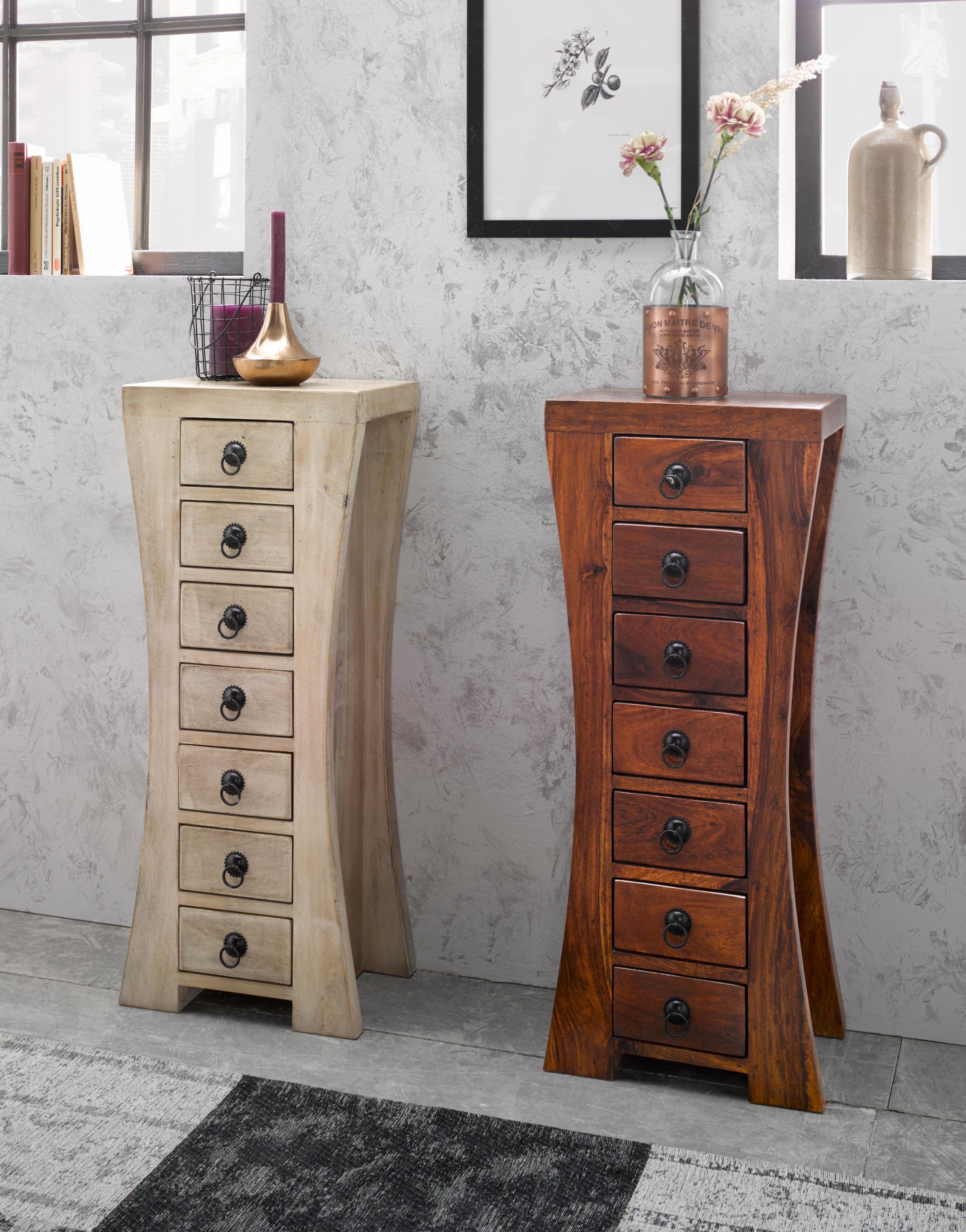 GOODproduct Commode Breite 35 cm in geschwungener Form