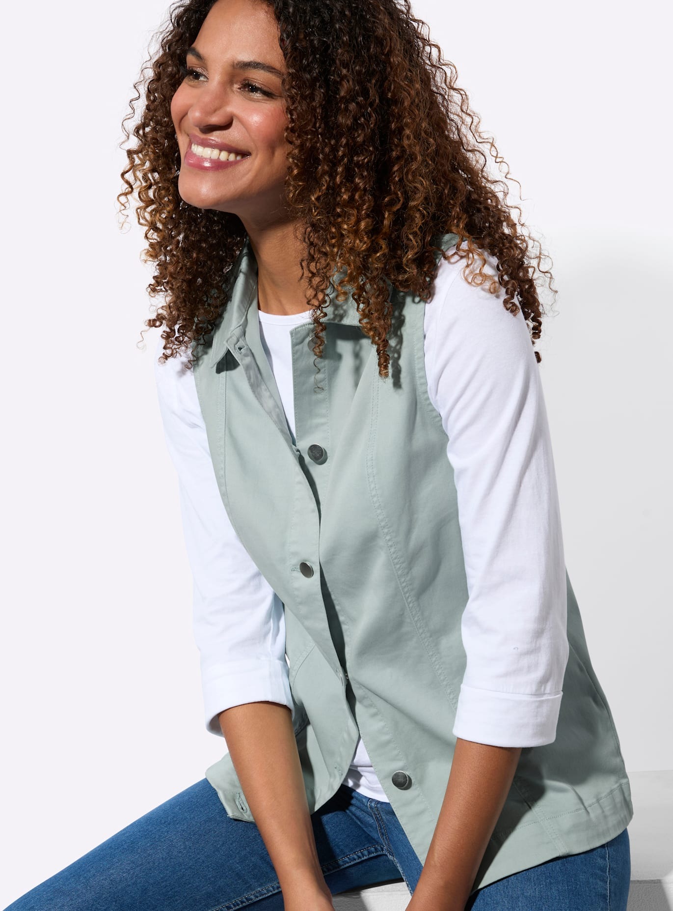 Casual Looks Gilet court