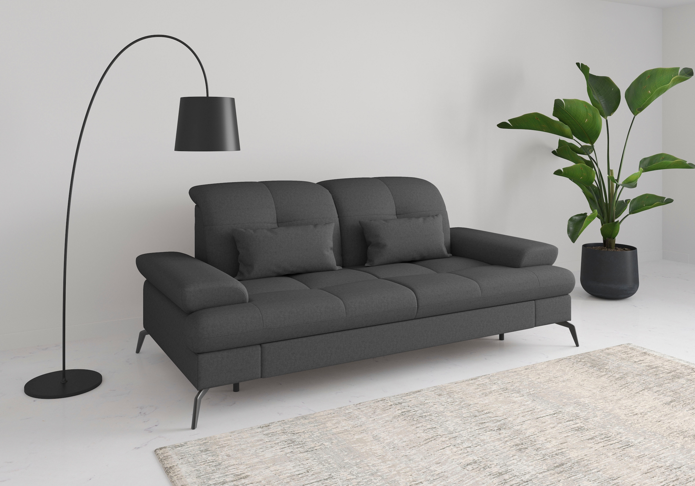 sit&more 2,5-places »Amica,  inkl. Sitztiefenverstellung und Armteilverstellung« wahlweise mit Kopfteilverstellung und Bettfunktion