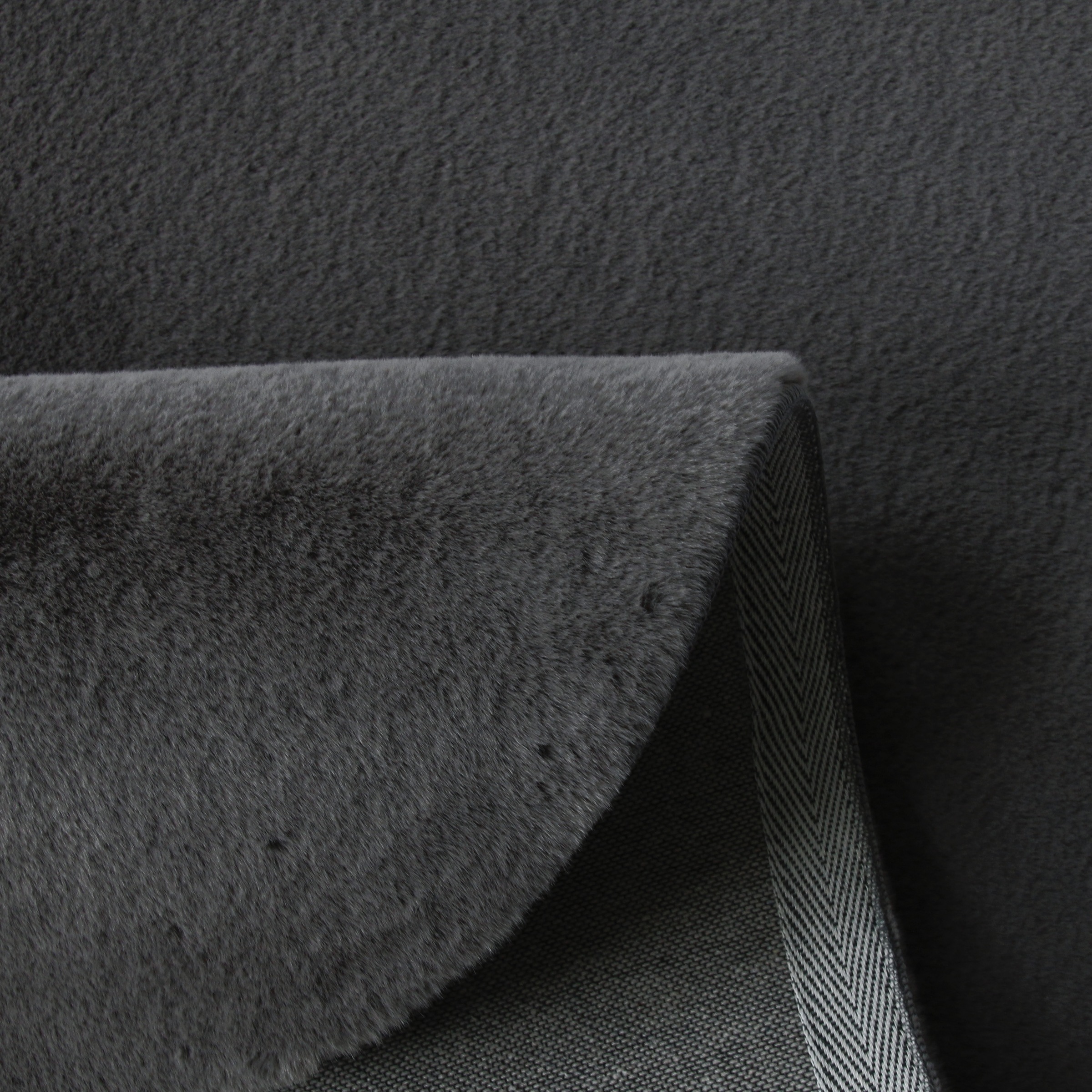 GOODproduct Fellteppich »Balu Bean, Kaninchenfell« U-förmig 20 mm Höhe Kunstfell Teppich, Modern, weich, Wohnzimmer, Schlafzimmer