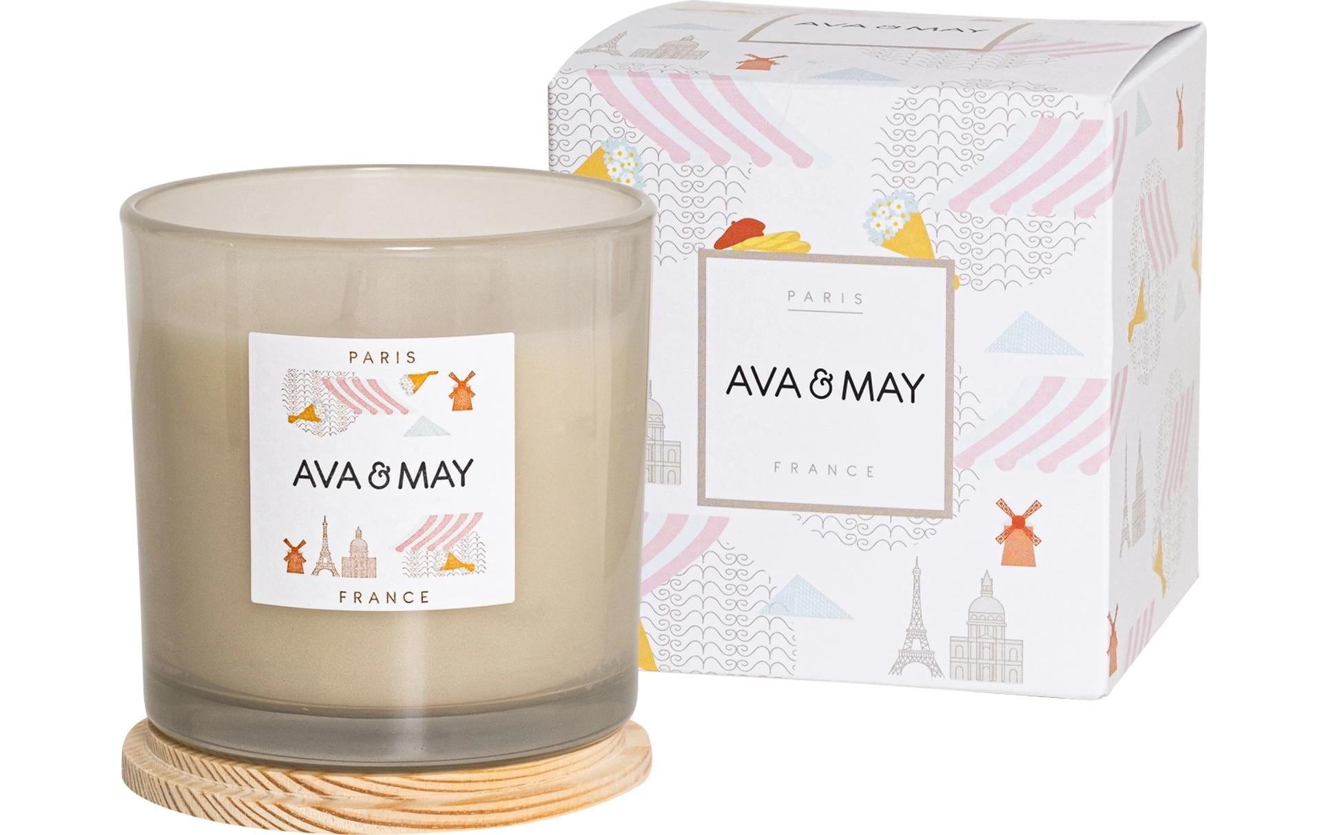 AVA & MAY Bougie parfumée »Paris 380 g«