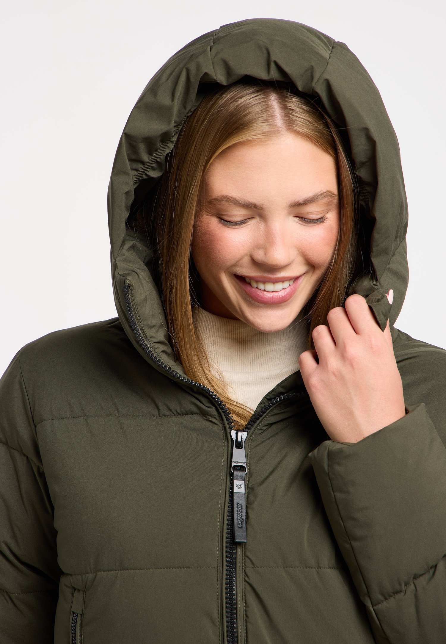 Ragwear Manteau matelassé »PATRISE« doublé chaudement, plus long à l’arrière qu’à l’avant