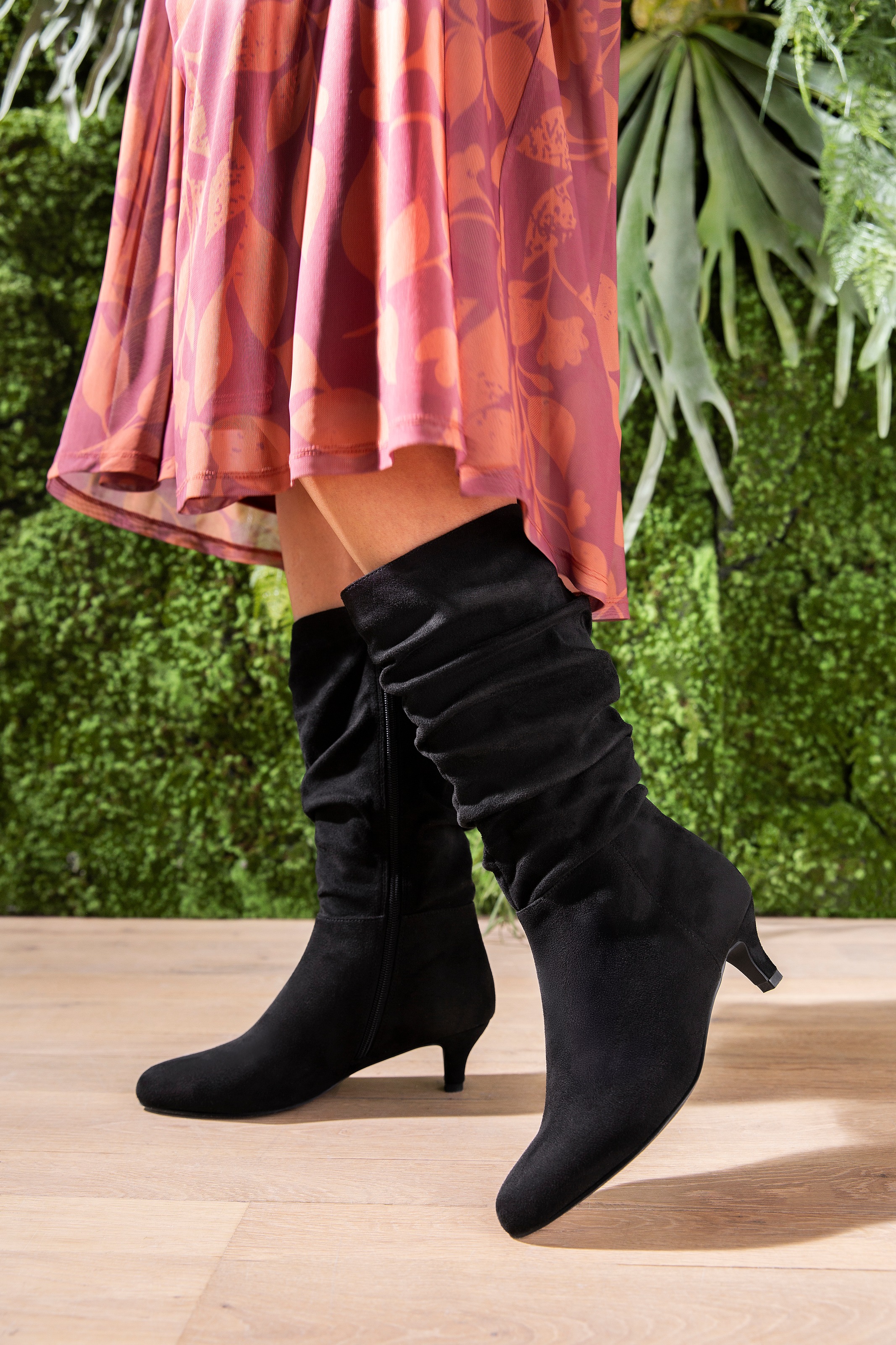 Aniston SHOES Bottes  mit Raffungen am slouchy Schaft - NEUE KOLLEKTION