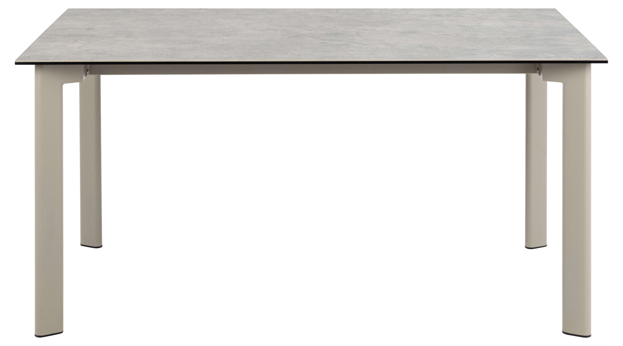 ACTONA GROUP Table de salle à manger »Palermo« table à manger, plateau gris Anista rugueux céramique, 160x90x75cm
