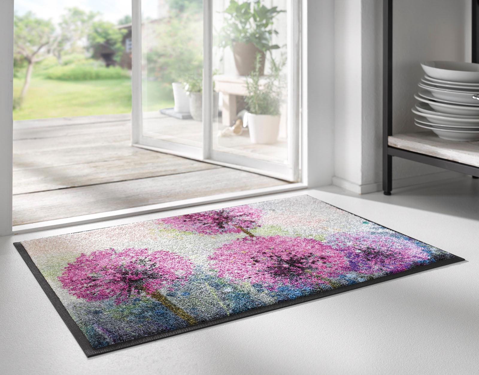 wash+dry by Kleen-Tex Fussmatte »Alium« rechteckig 7 mm Höhe Schmutzfangmatte