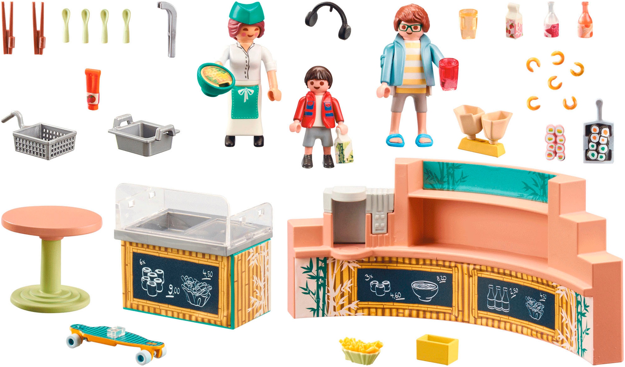 Playmobil® Konstruktions-Spielset »Food Lounge (71538), My Life« Made in Europe
