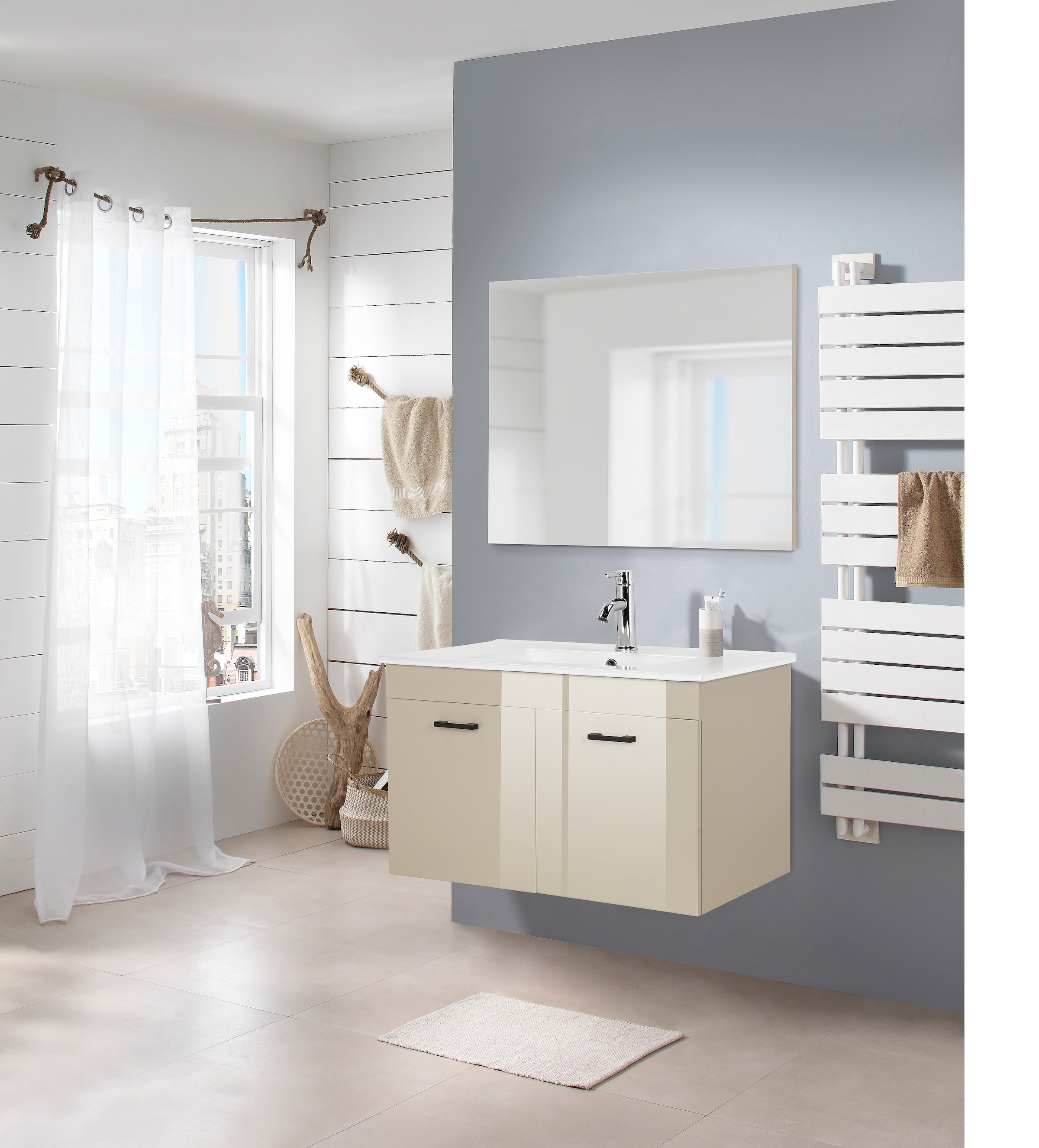 welltime Miroir de salle de bain »Florenz« in drei Breiten (60cm,80cm,100cm)