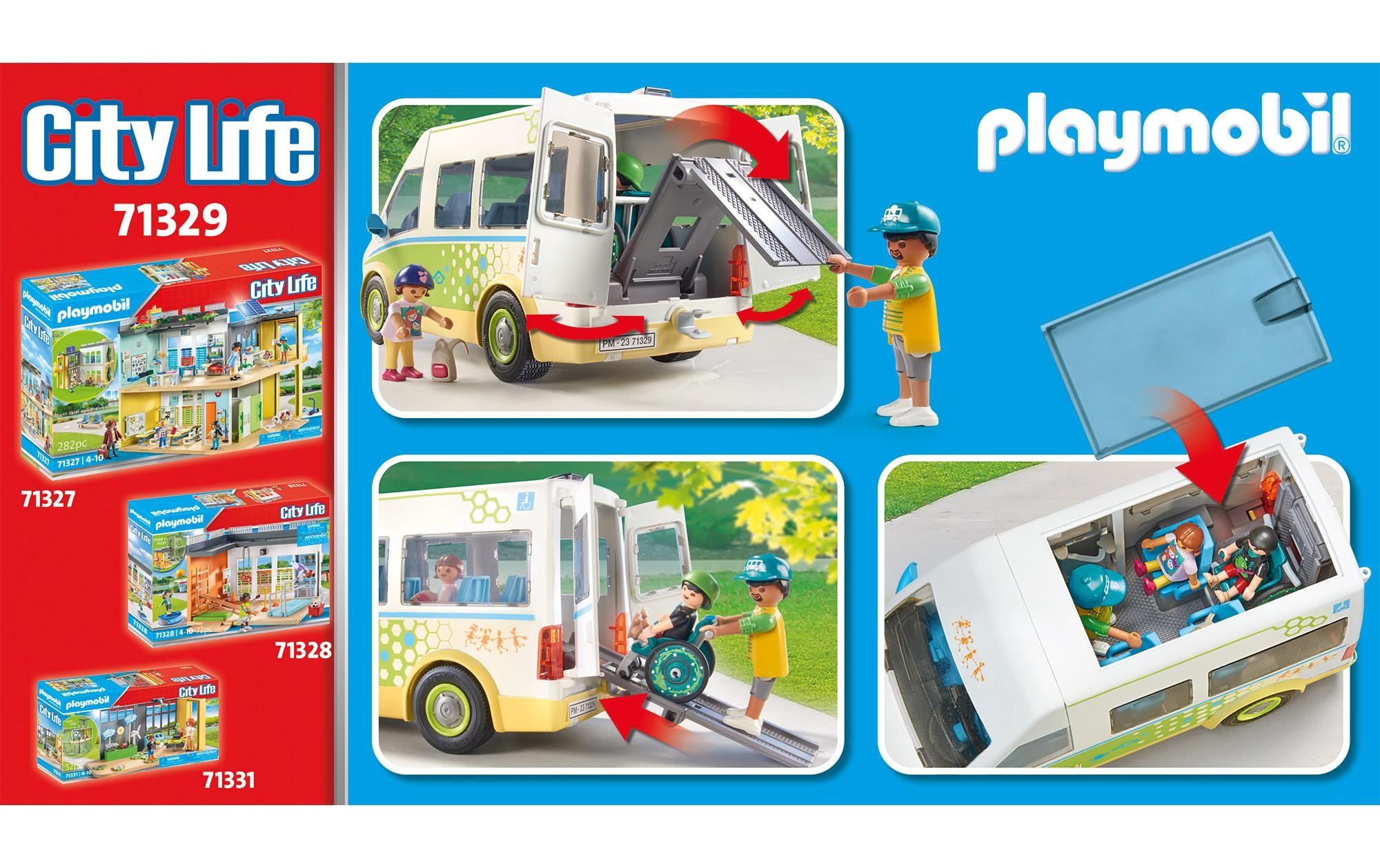 Playmobil® Briques de jeu »City Life Schulbus 71329«