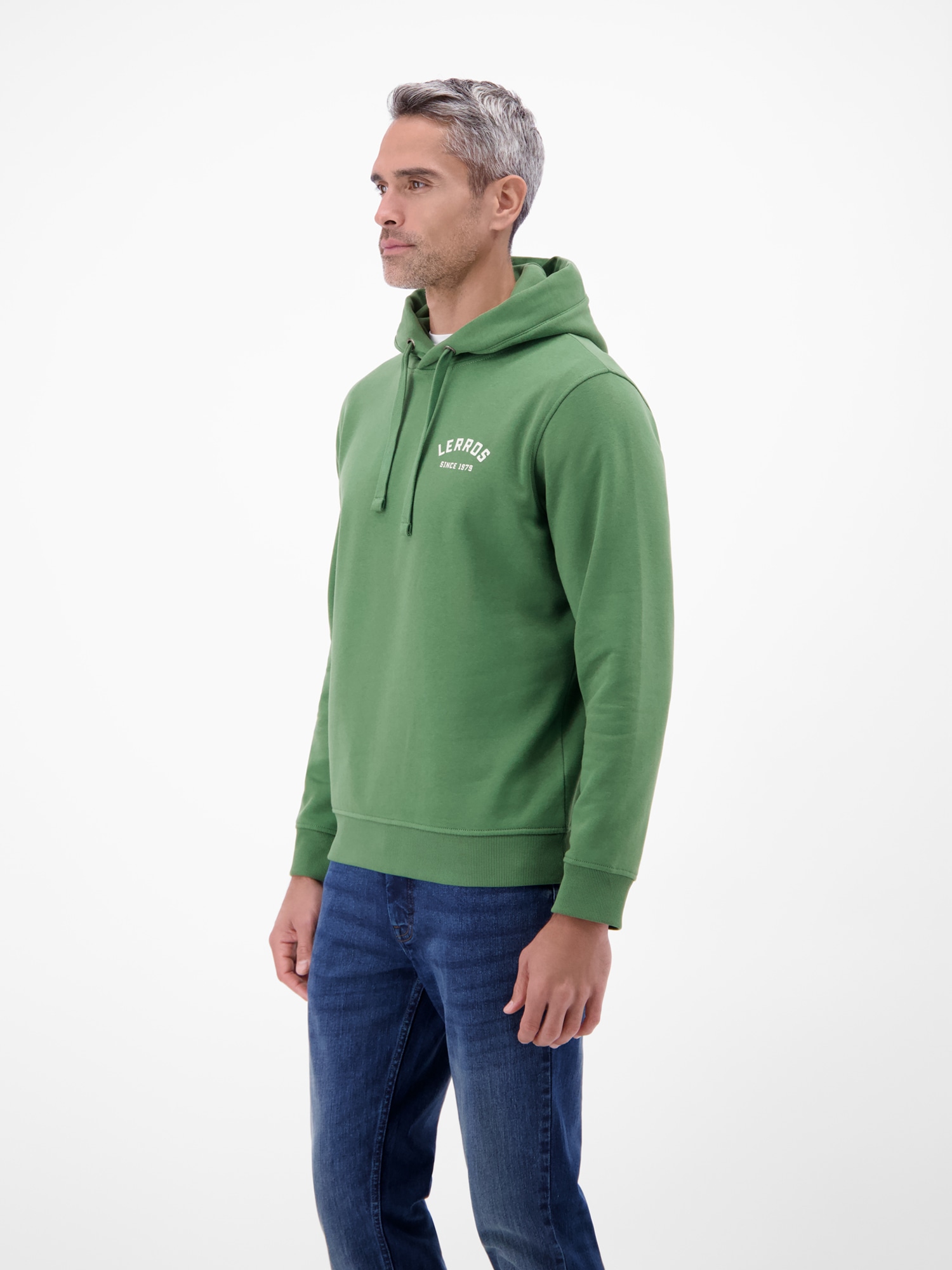 LERROS Hoodie »Sweatshirt Hoodie mit Kapuze mit Tunnelzug«, Tissu mélangé coton doux pour un grand confort de port
