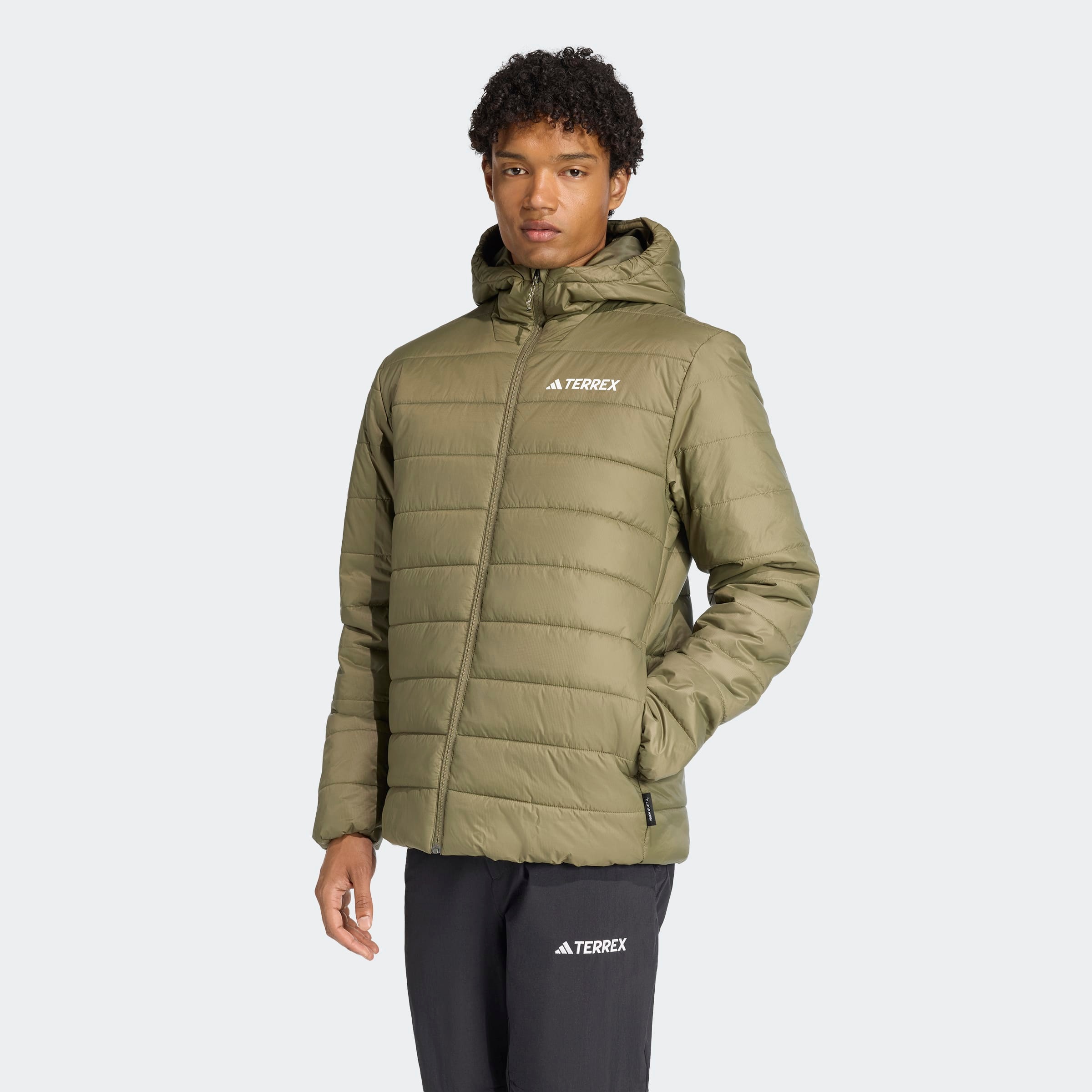 adidas TERREX Veste matelassée »MT ESS PAD HO J« pour adultes, avec fermeture éclair, en fibre synthétique