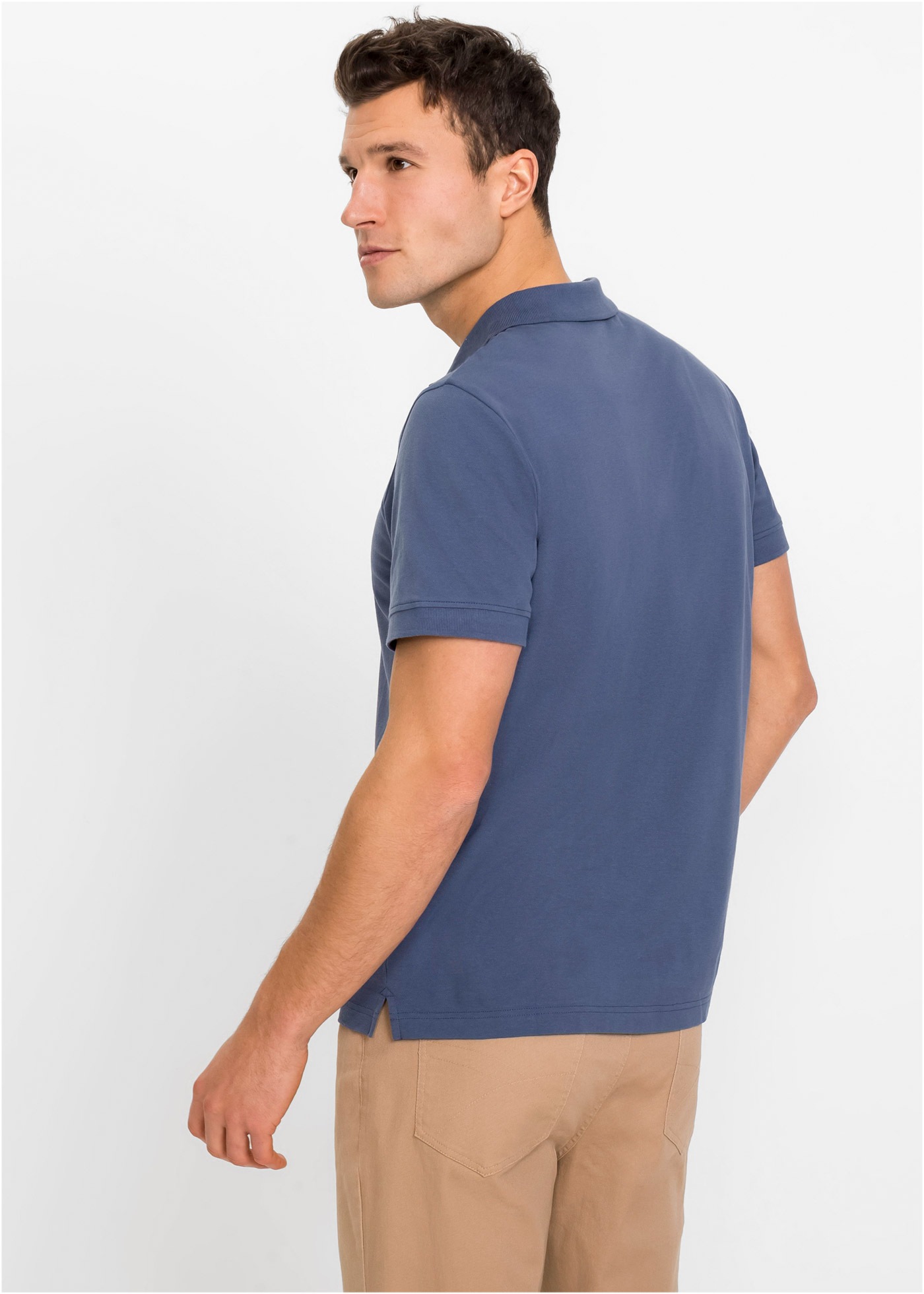 bonprix Polo »Piqué-Poloshirt aus reiner Baumwolle« 1 Regular Fit, Kurzarm, aus hautfreundlicher Baumwolle