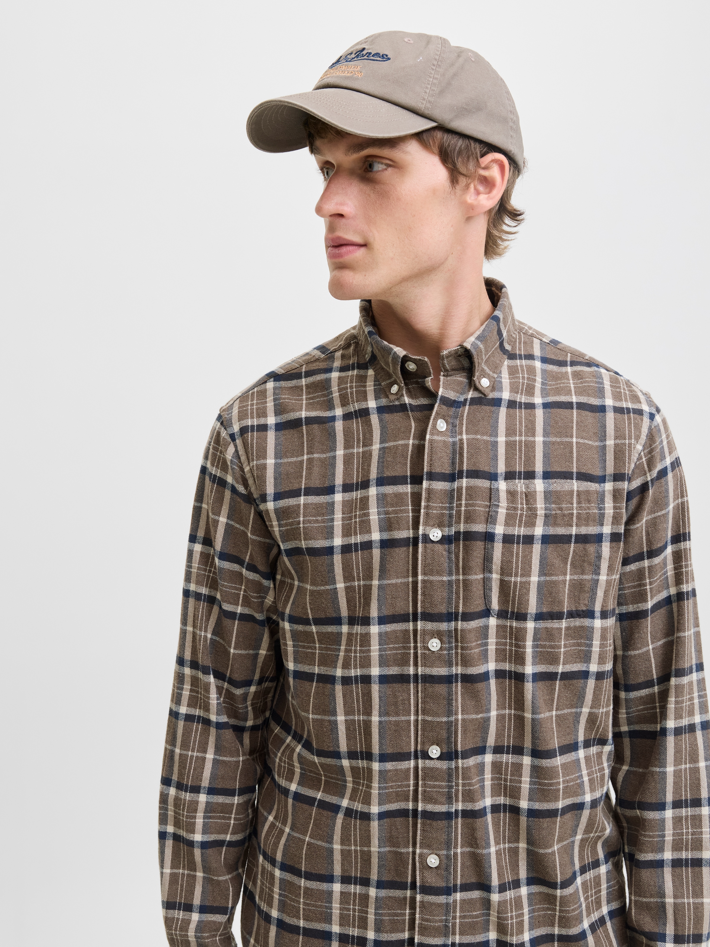 Jack & Jones Langarmhemd »JJECLASSIC FLANNEL CHECK SHIRT LS SN«