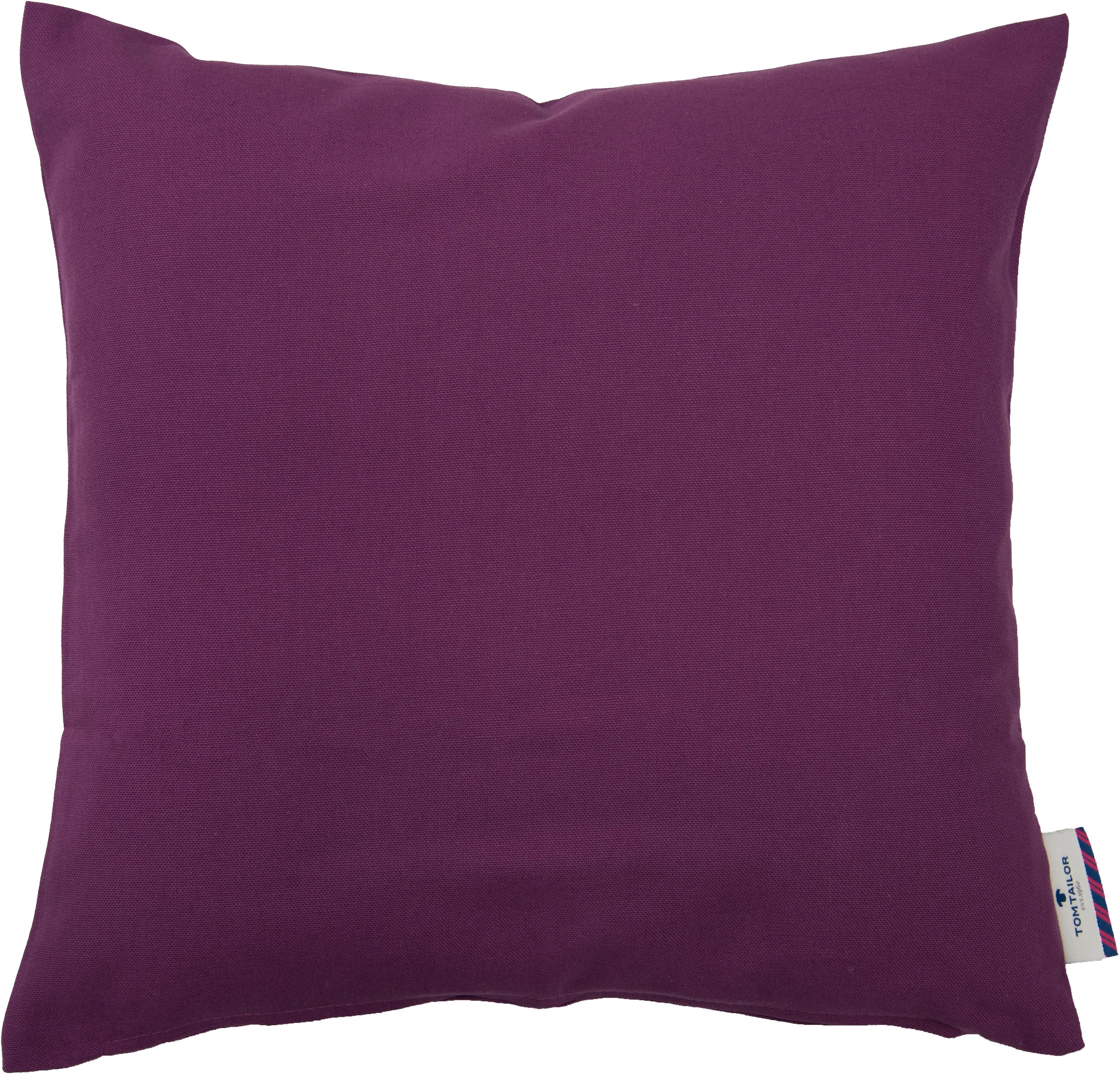 TOM TAILOR HOME Dekokissen »Dove« unifarben, Kissenhüllen ohne Füllung, 2er Pack