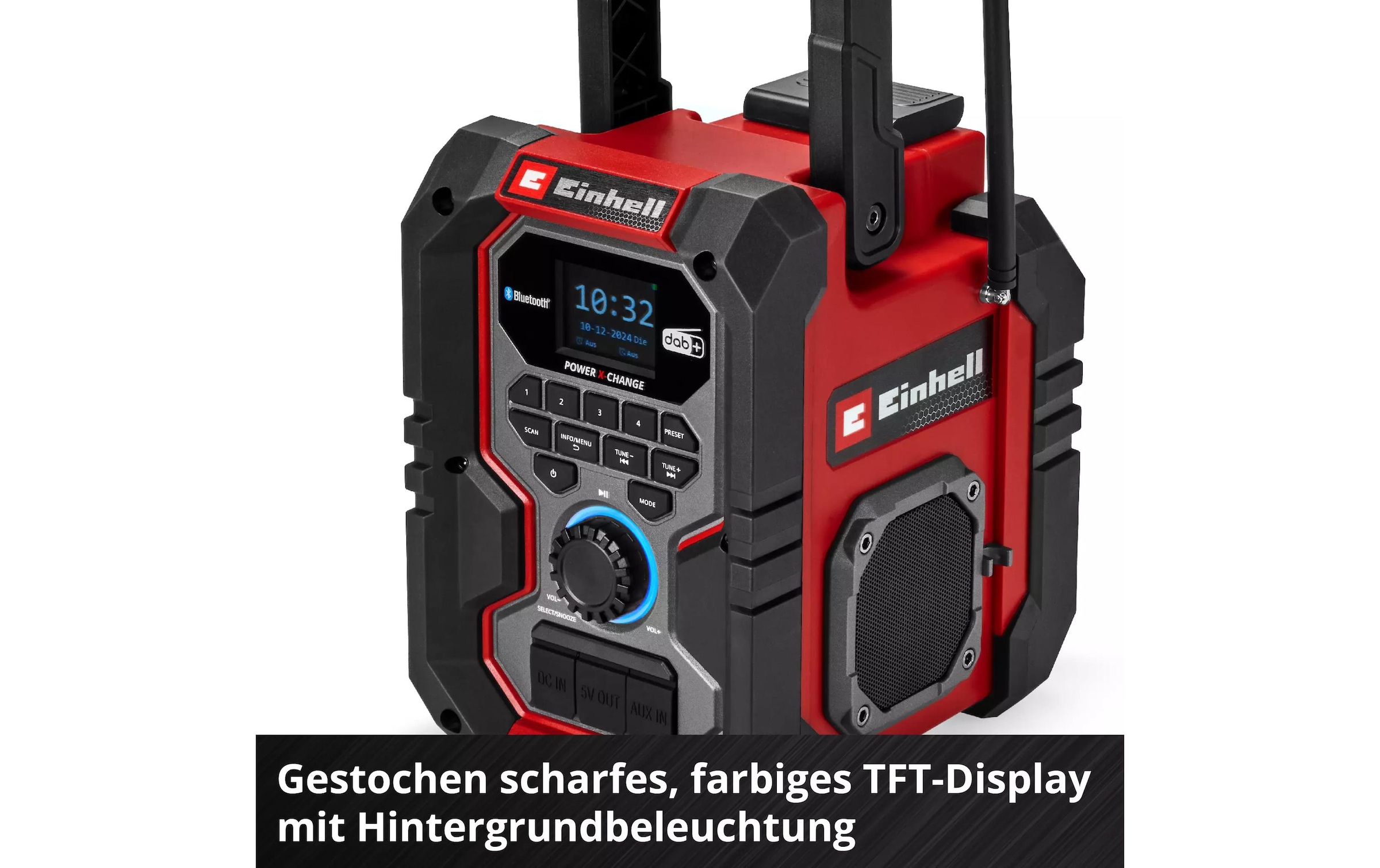 Einhell Radio de chantier »Akku-Radio TE-CR 18 Li DAB+/FM/BT, Solo« ( )
