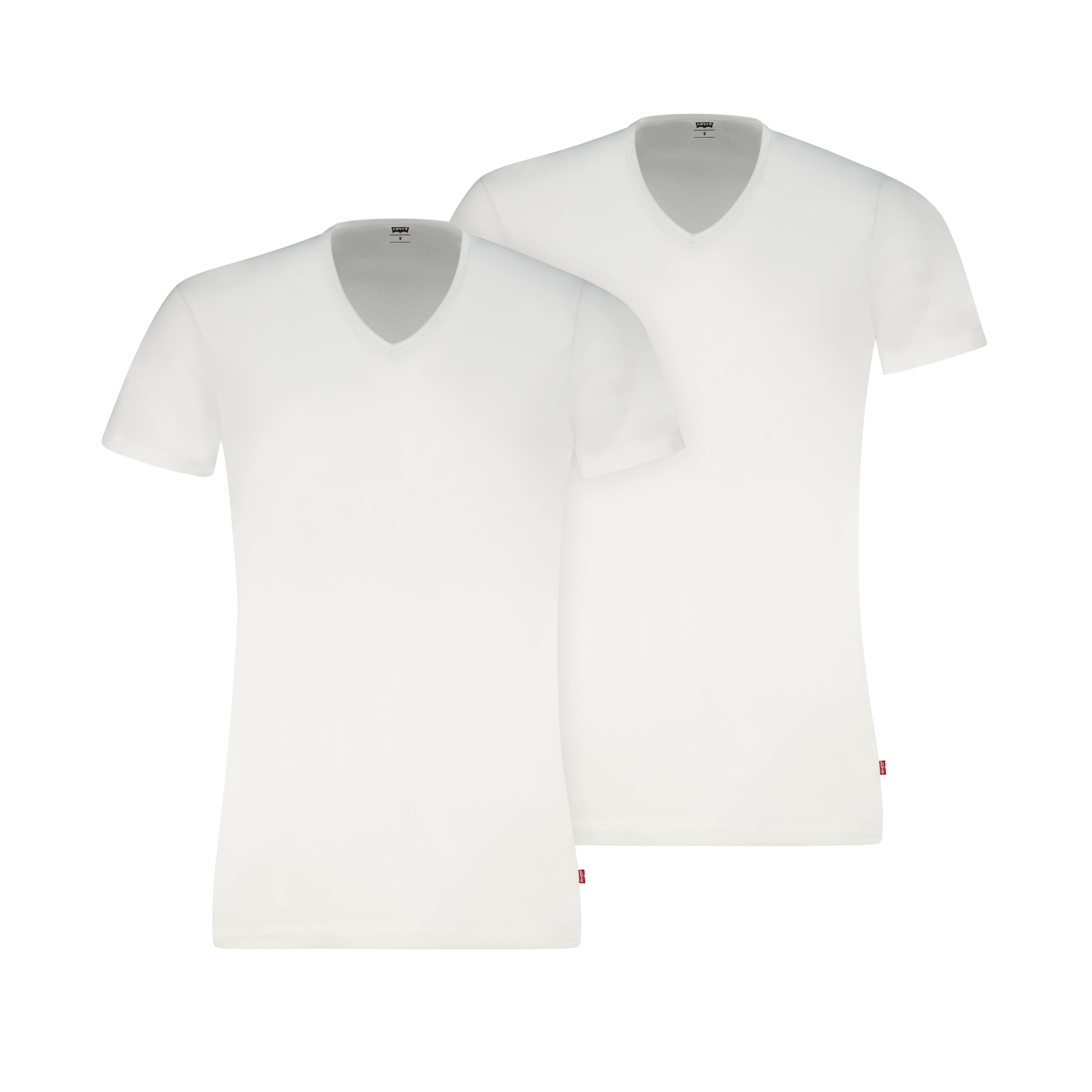 Levi's® T-shirt »LEVIS MEN V-NECK« 2er Pack,  mit V-Ausschnitt und kurzen Ärmeln