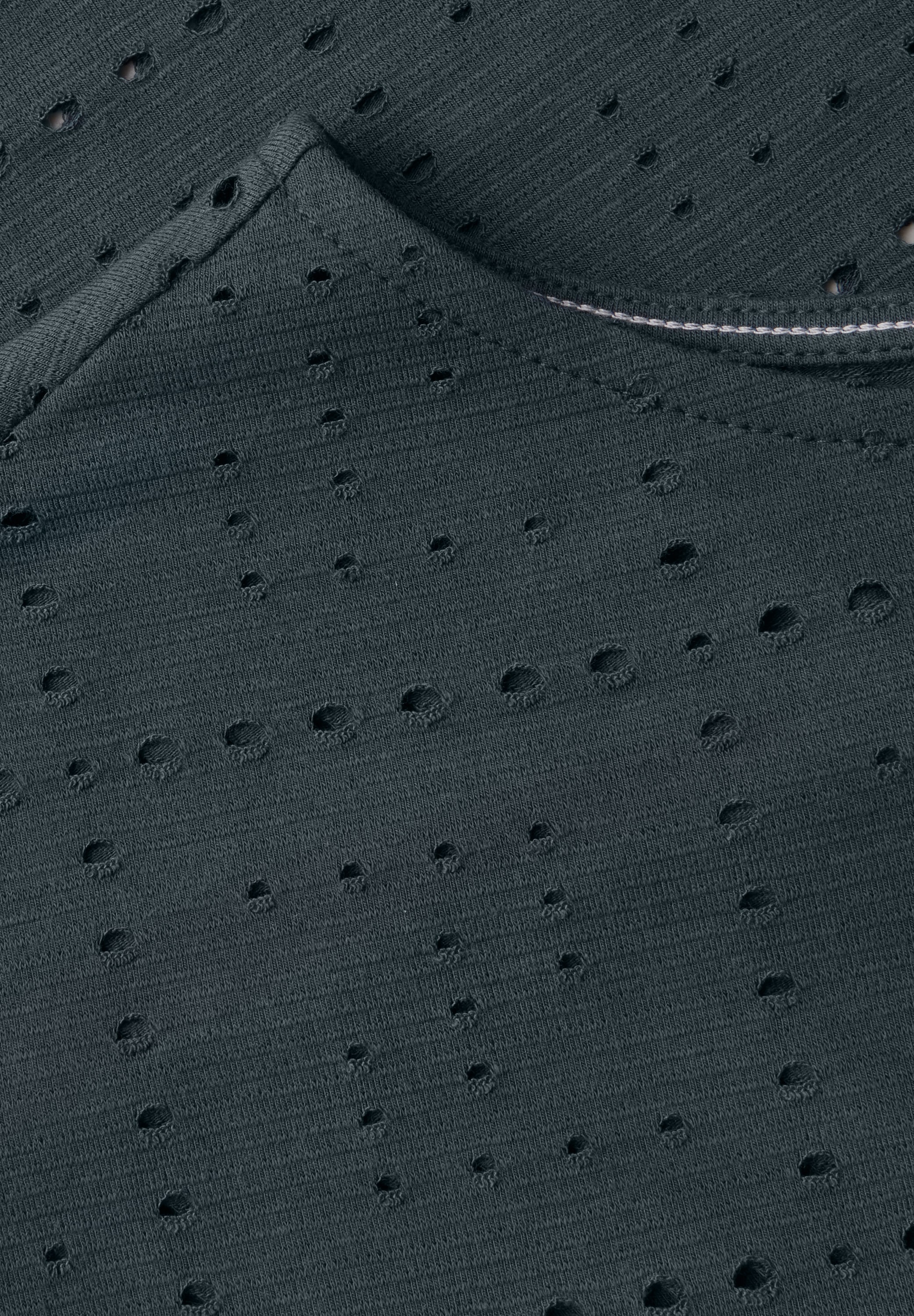 Cecil T-Shirt mit Lochmuster