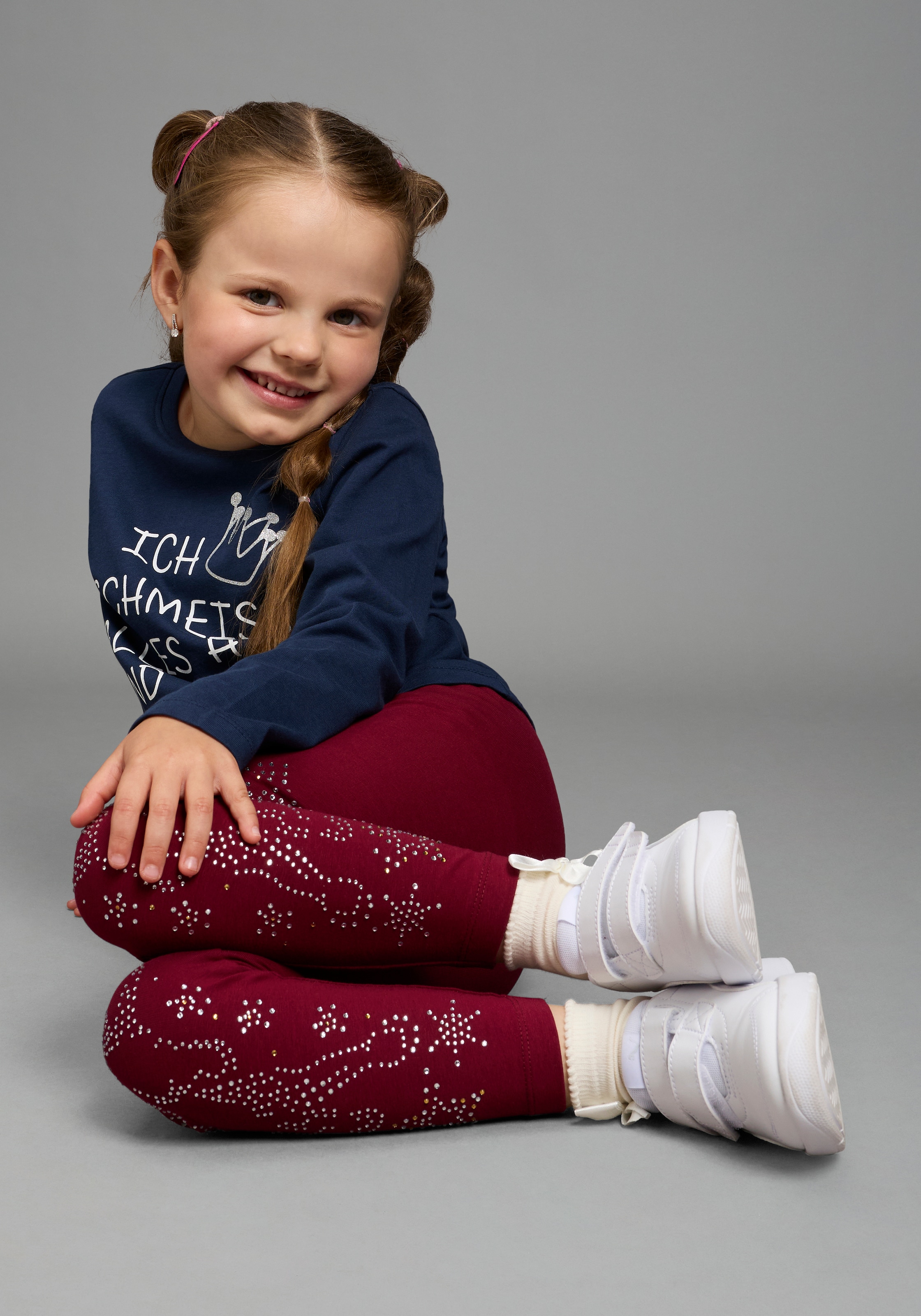 KIDSWORLD Leggings », Strass besezGLITZER PFERD«  Décoré d’un cheval pailleté